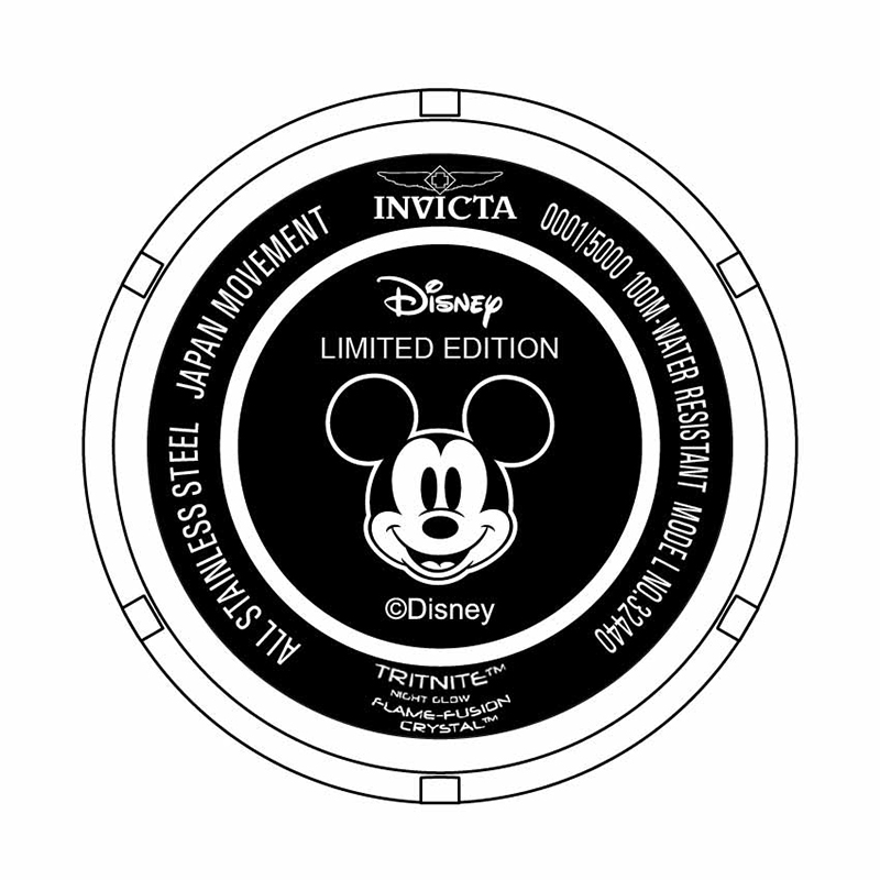 Invicta 32440 zegarek srebrny klasyczny Disney bransoleta - miniatura 8