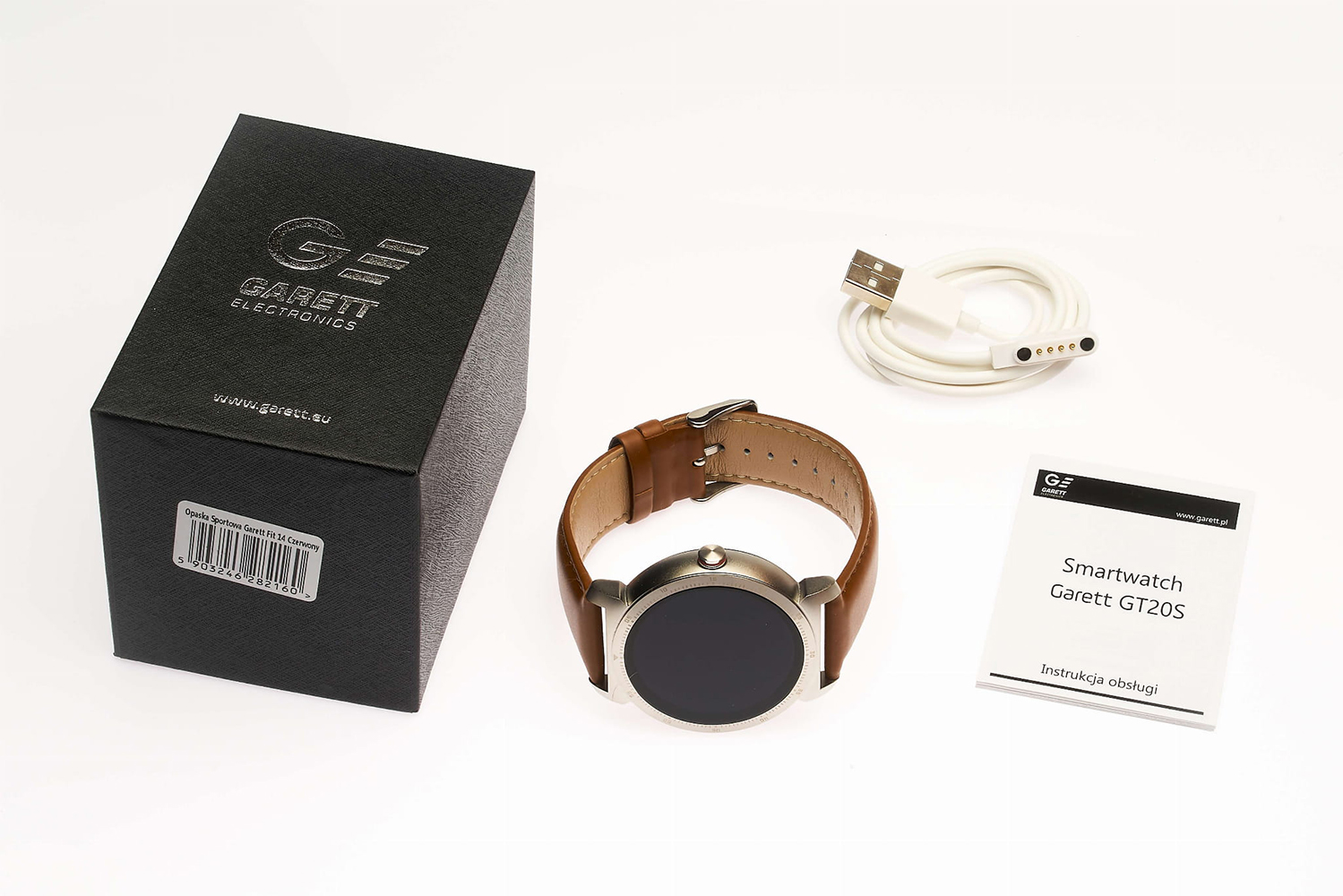 Garett 5903246282764 Smartwatch Garett GT20S Srebrny zegarek sportowy Męskie - miniatura 7