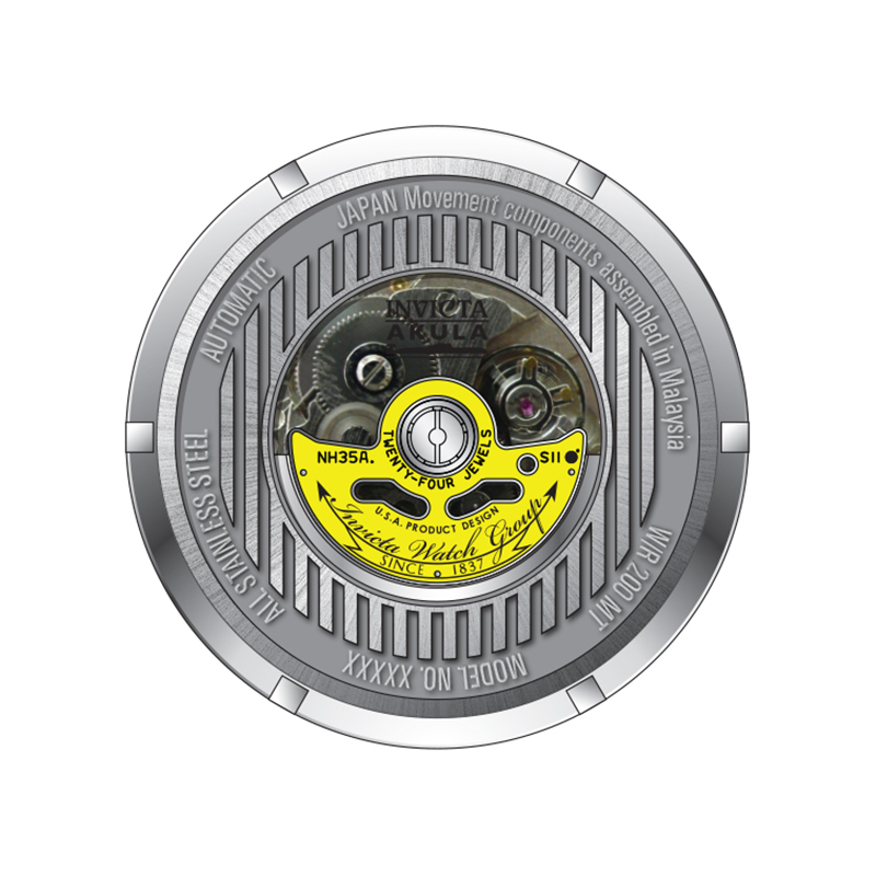 Invicta 30136 zegarek złoty klasyczny Akula bransoleta - miniatura 5