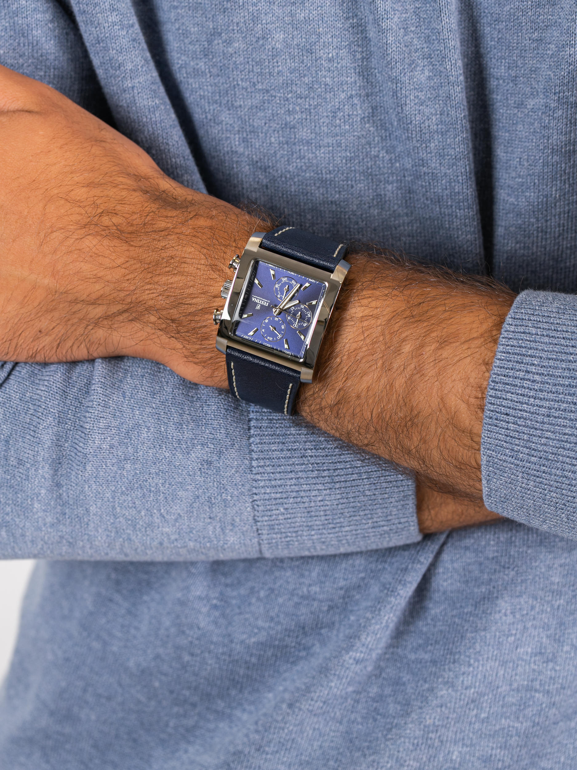 zegarek Festina F20424-2 Timeless Chronograph męski z chronograf Chronograf - miniatura 3