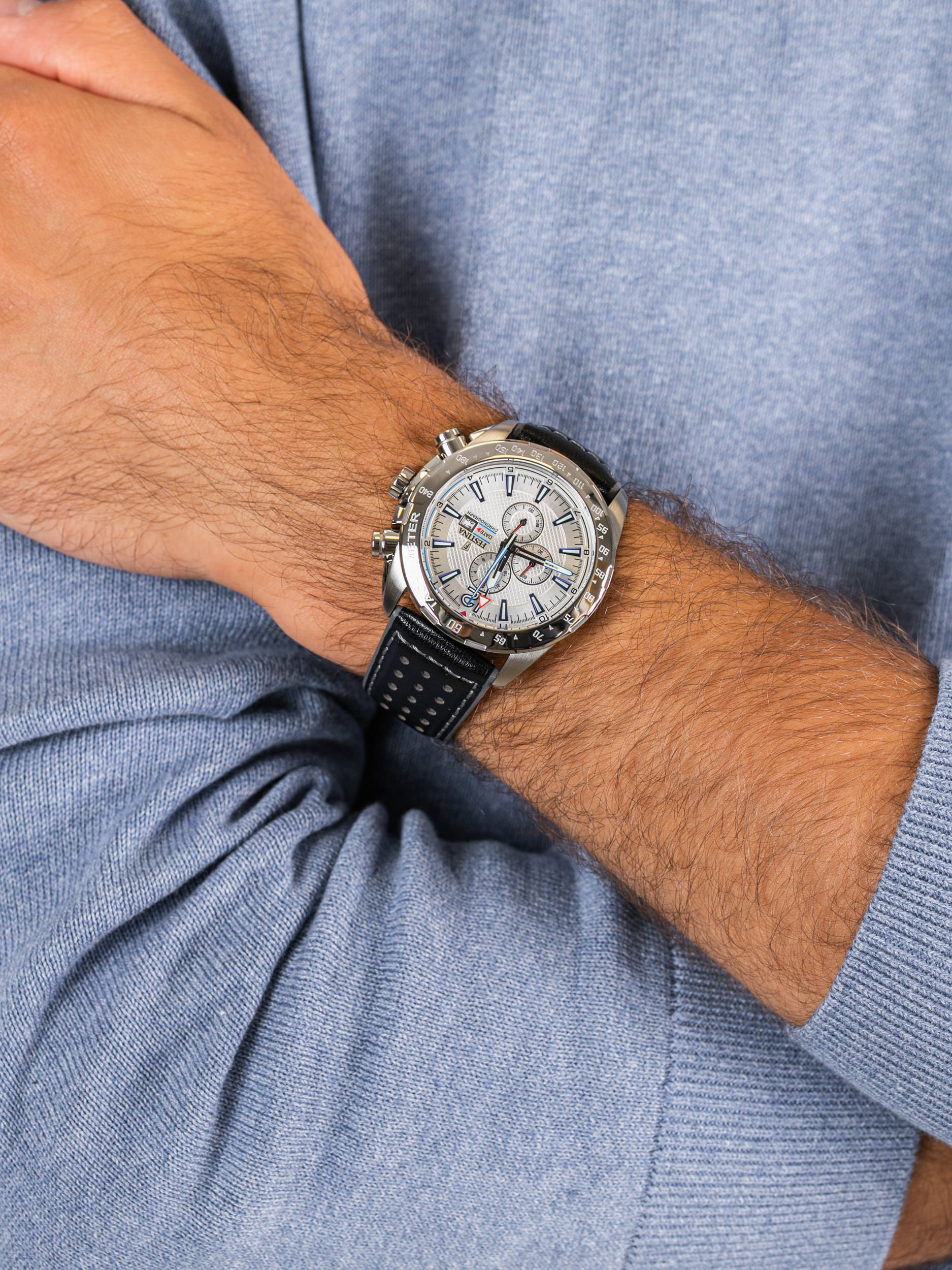 zegarek Festina F20440-1 Sport Chronograph męski z tachometr Chronograf - miniatura 3