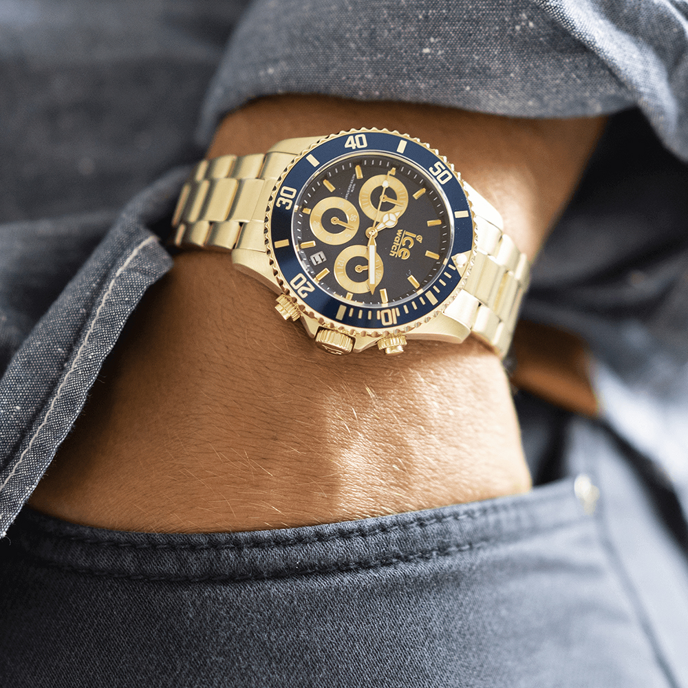 ICE Watch ICE.017674 zegarek złoty sportowy ICE-Steel bransoleta - miniatura 5