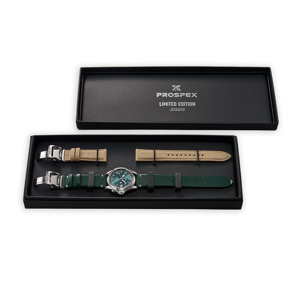 Seiko SPB199J1 zegarek srebrny klasyczny Prospex pasek - miniatura 5