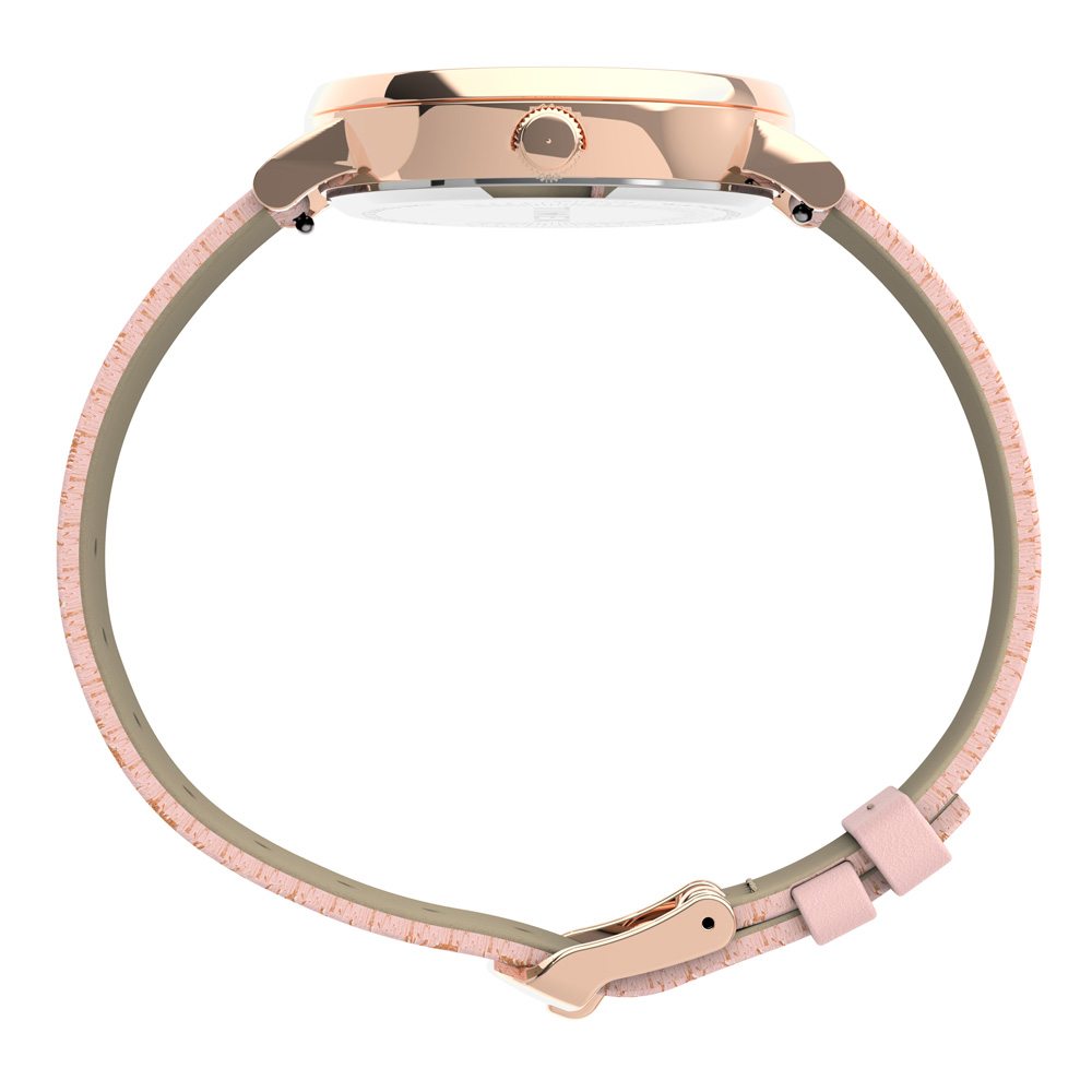 Timex TW2U40500 zegarek różowe złoto klasyczny Fairfield pasek - miniatura 5