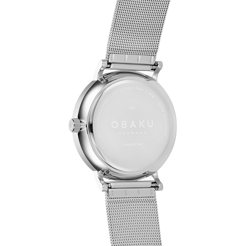 Obaku Denmark V246GMCLMC męski zegarek Slim bransoleta