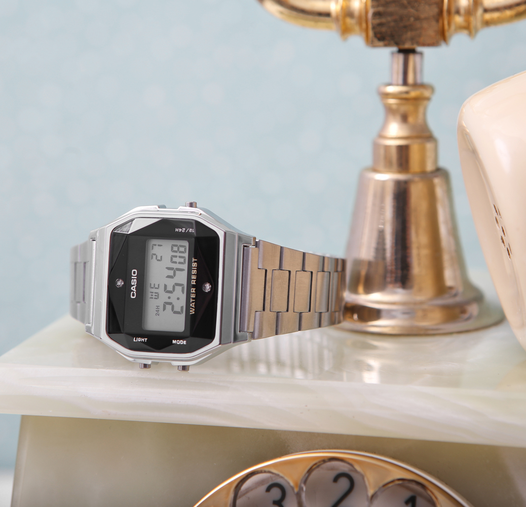 Casio ZESTAW19CVGIFTSETSILVER zegarek srebrny fashion/modowy Vintage bransoleta - miniatura 5