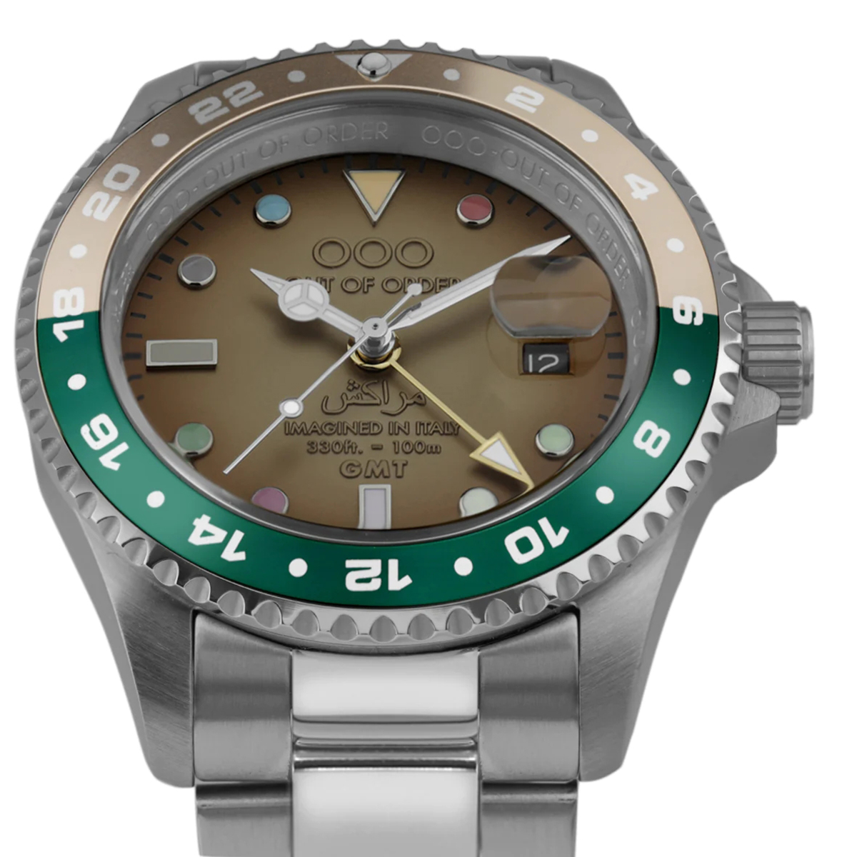 zegarek 001-19MASS kwarcowy męski Swiss GMT - miniatura 3