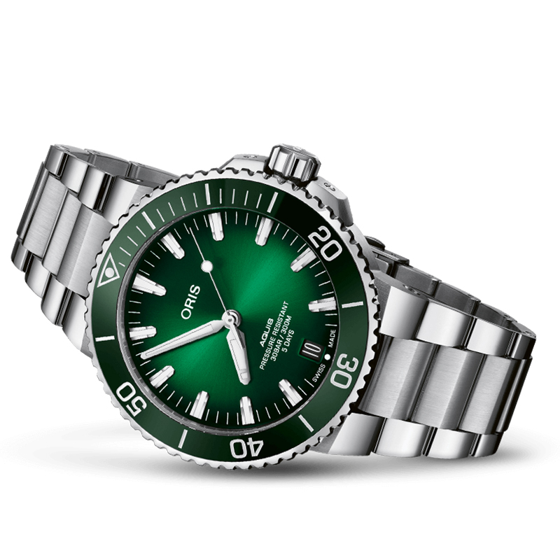 zegarek 01 400 7763 4157-07 8 24 09PEB srebrny Aquis - miniatura 2