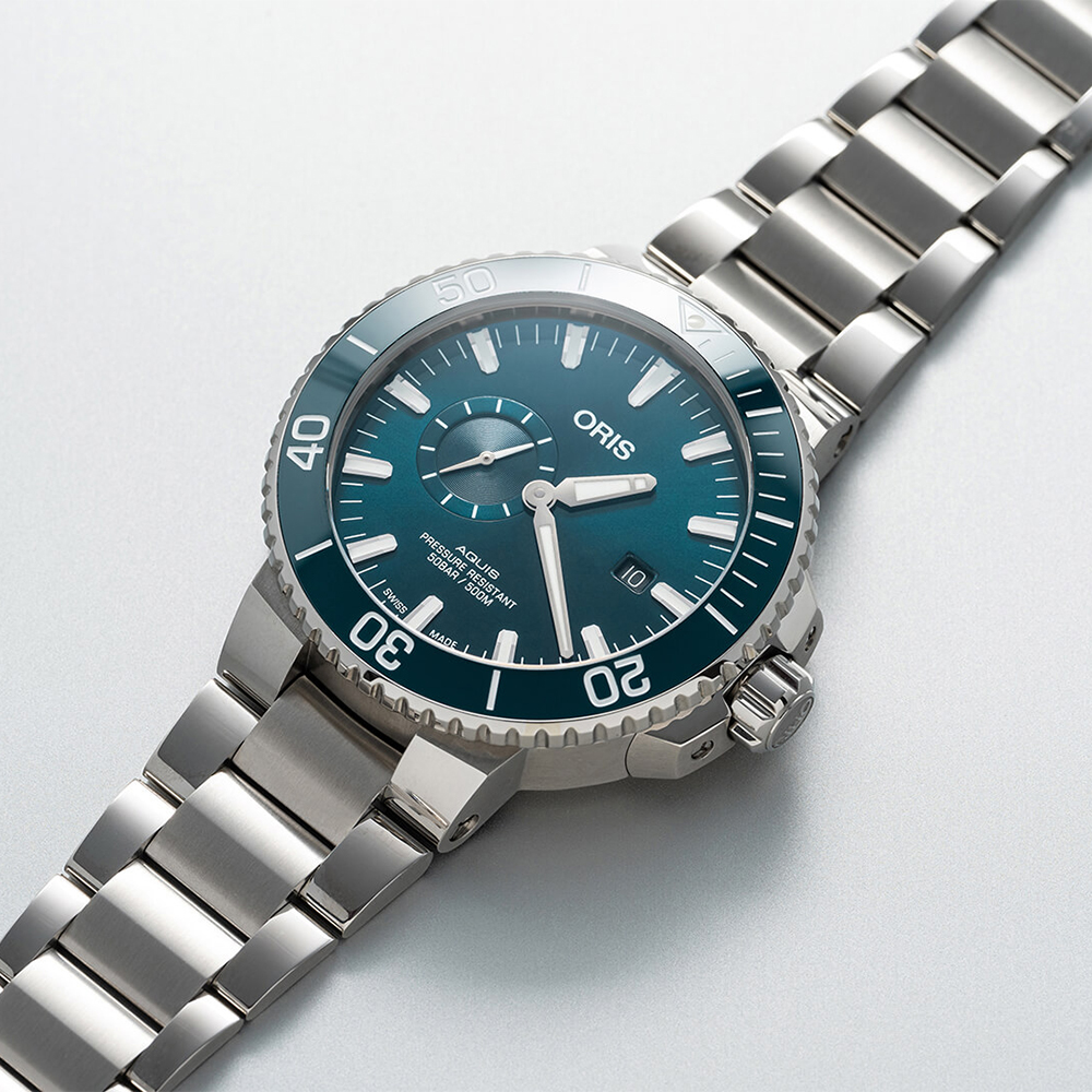 zegarek 01 743 7733 4155-07 8 24 05PEB srebrny Aquis - miniatura 3