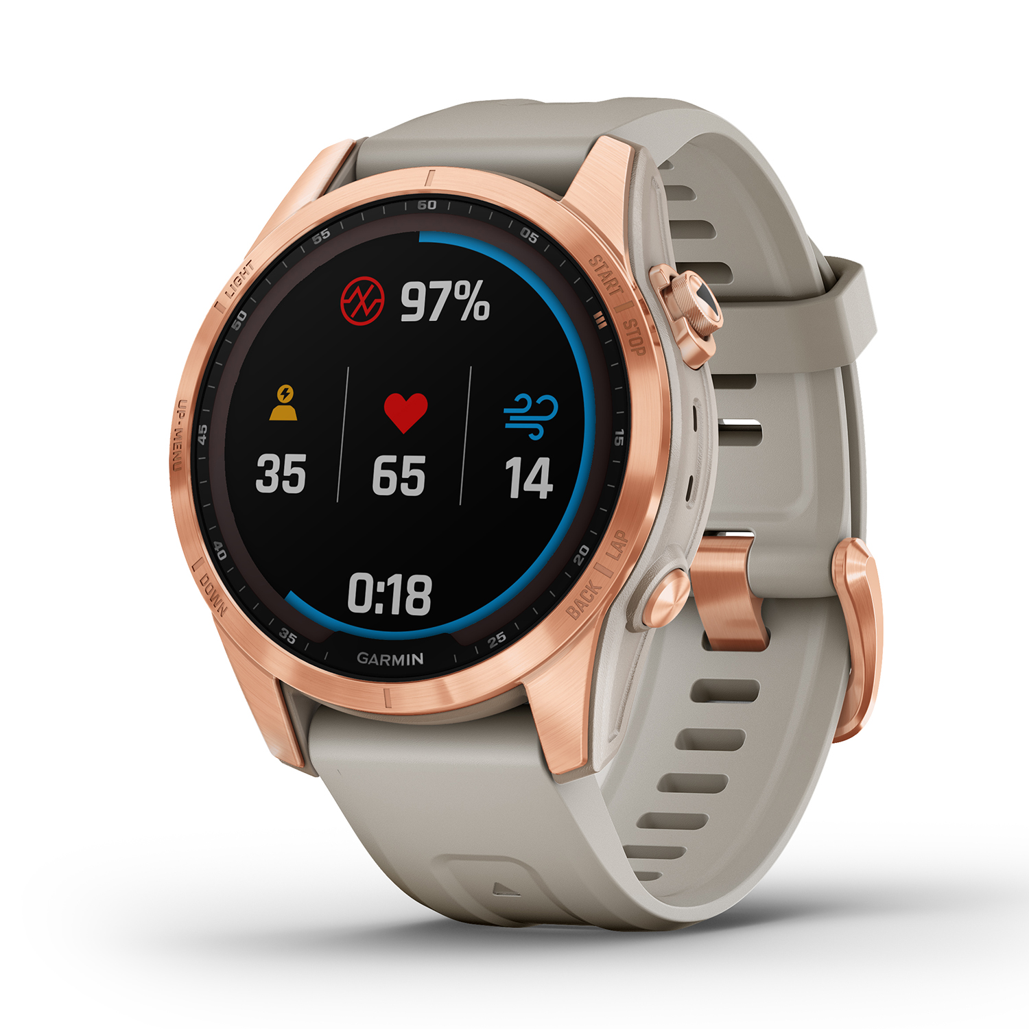 zegarek 010-02539-11 biały Garmin Fenix - miniatura 4