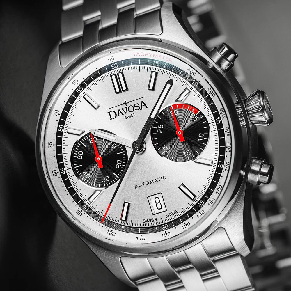 zegarek 16153610 męski z tachometr Pilot - miniatura 5