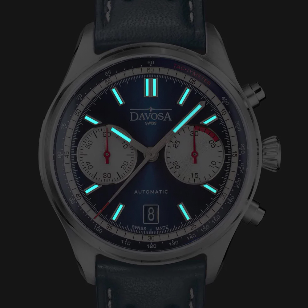 zegarek 16153645 męski z tachometr Pilot - miniatura 3