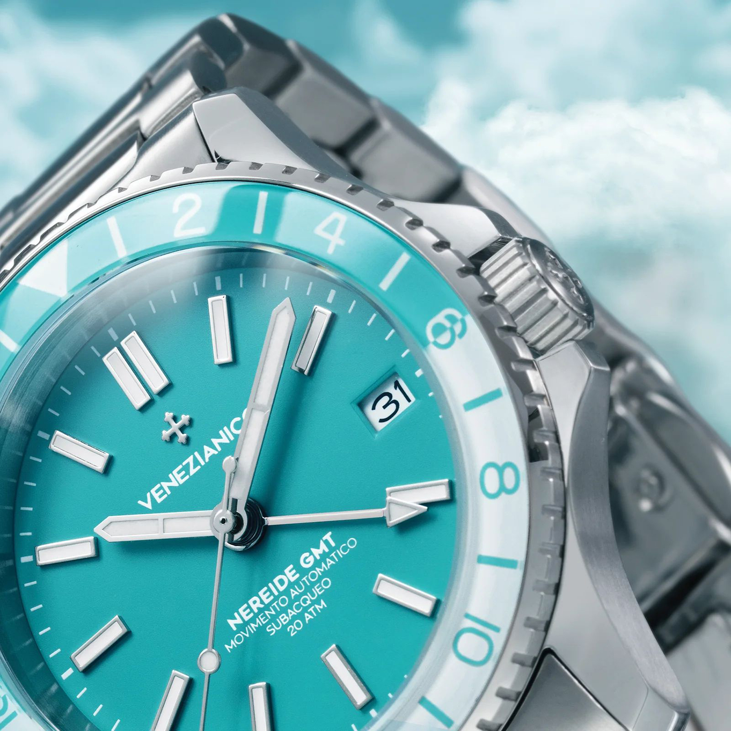 zegarek 3521505C automatyczny męski Nereide GMT - miniatura 3