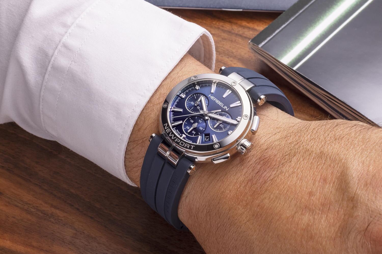 zegarek 37658/AP15CB męski z chronograf Newport - miniatura 4