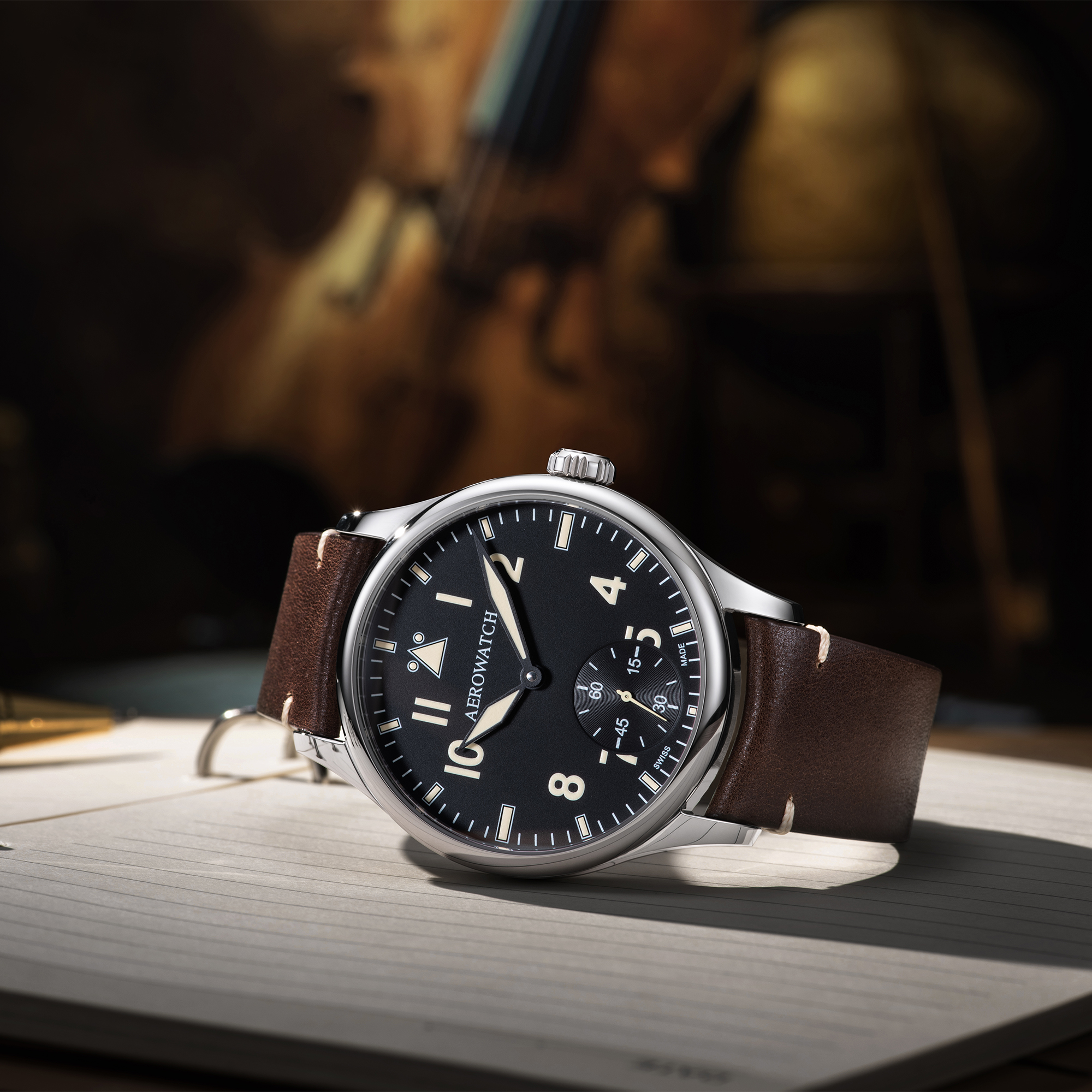 zegarek 55981-AA02 mechaniczny męski Renaissance - miniatura 2