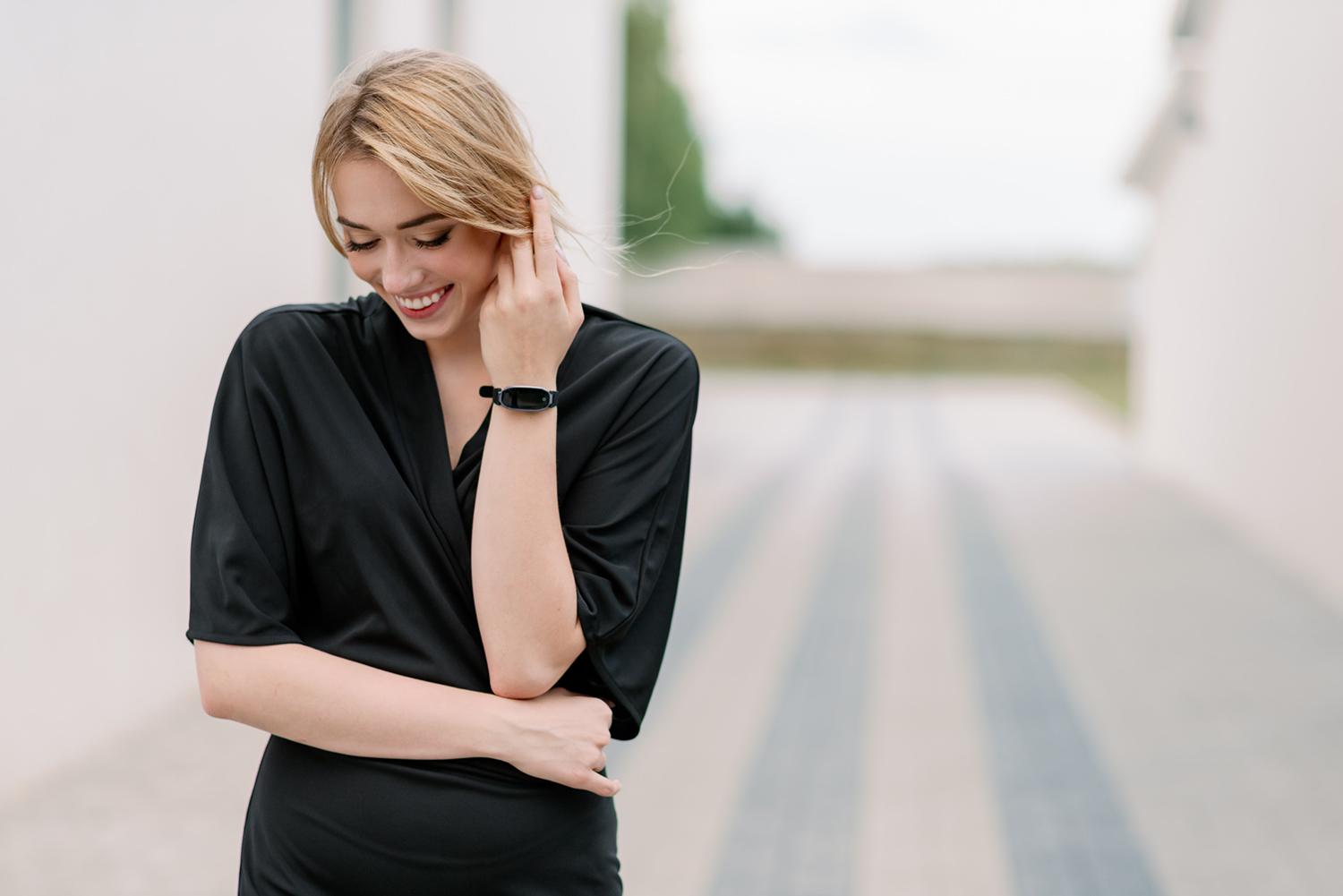 zegarek Garett 5903246282221 Smartwatch Garett Women Diana czarny Damskie z tworzywa sztucznego - miniatura 10