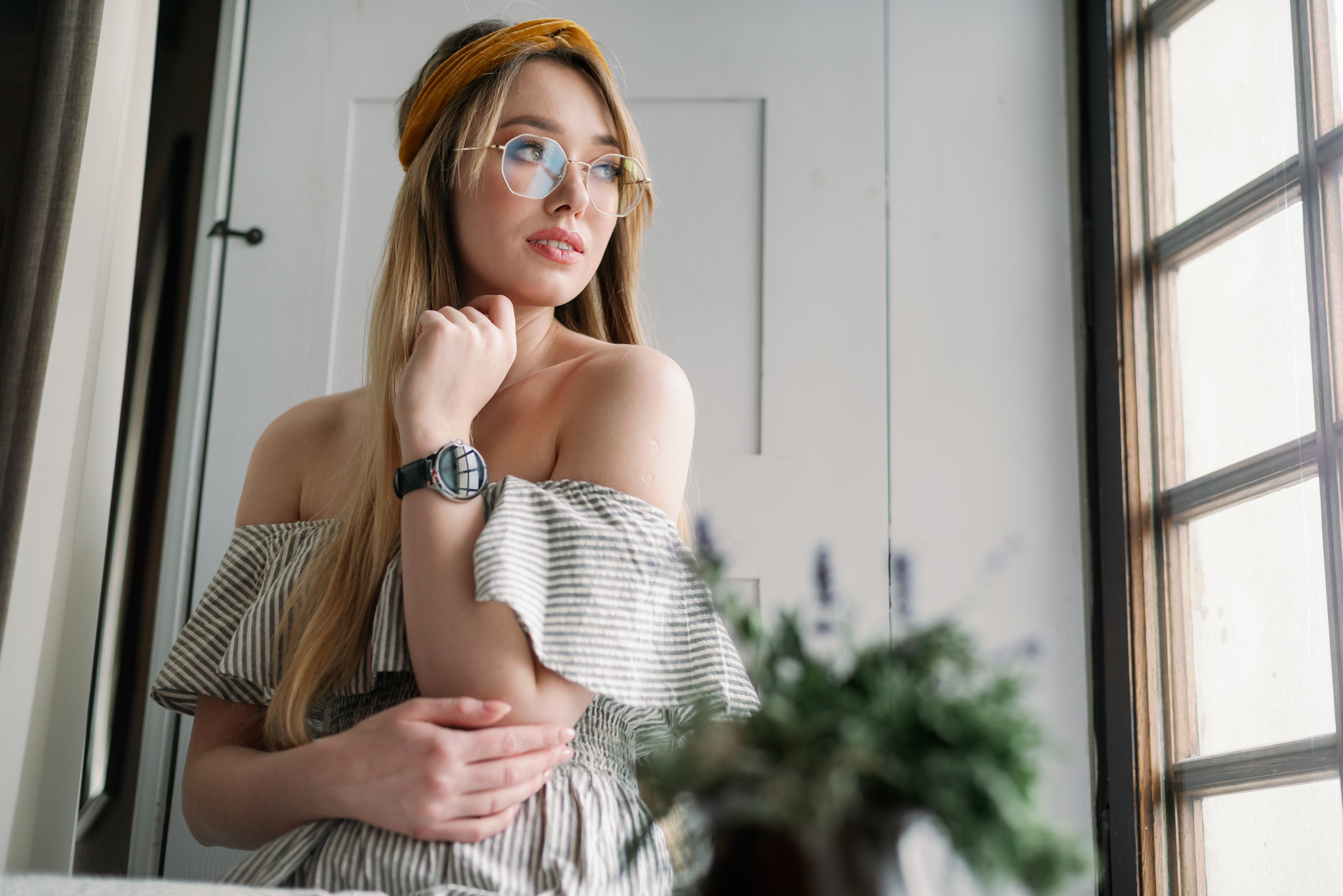 zegarek Garett 5903246286458 Smartwatch Garett Women Karen RT czarno-srebrny skórzany Damskie z tworzywa sztucznego - miniatura 11