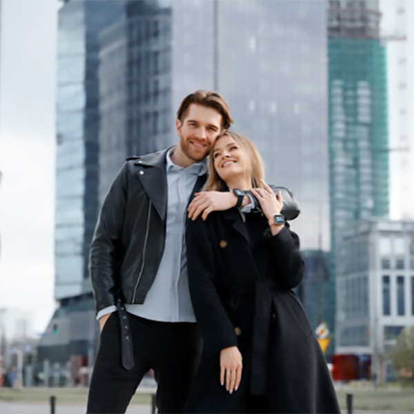 zegarek 5904238484852 srebrny Smartwatch