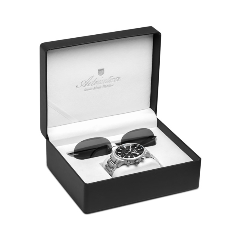 zegarek A8281.4114CH - SET męski z chronograf Tytanowe - miniatura 3