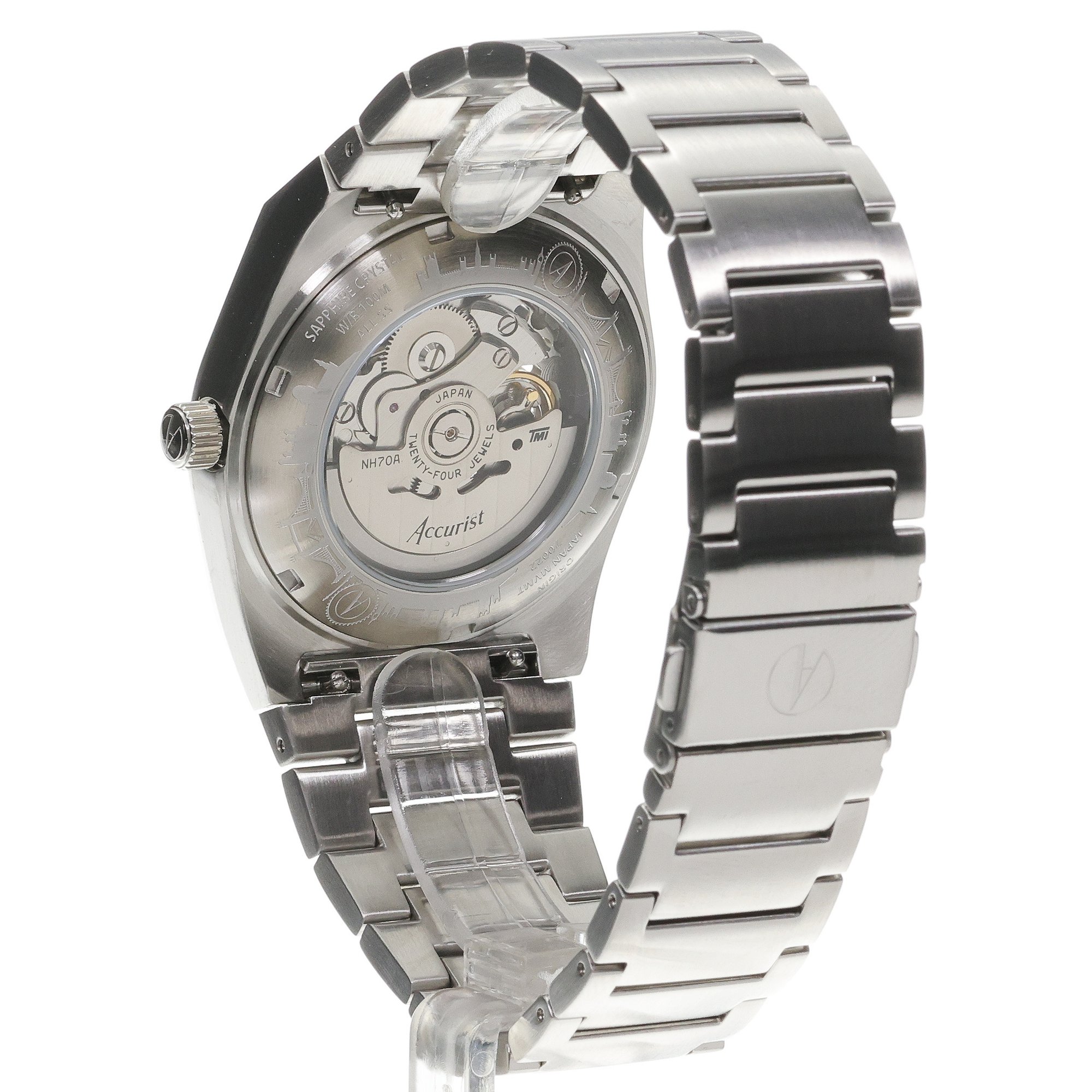 zegarek Accurist 70022 Origin Automatic Skeleton 41mm Origin szafirowe - miniatura 4