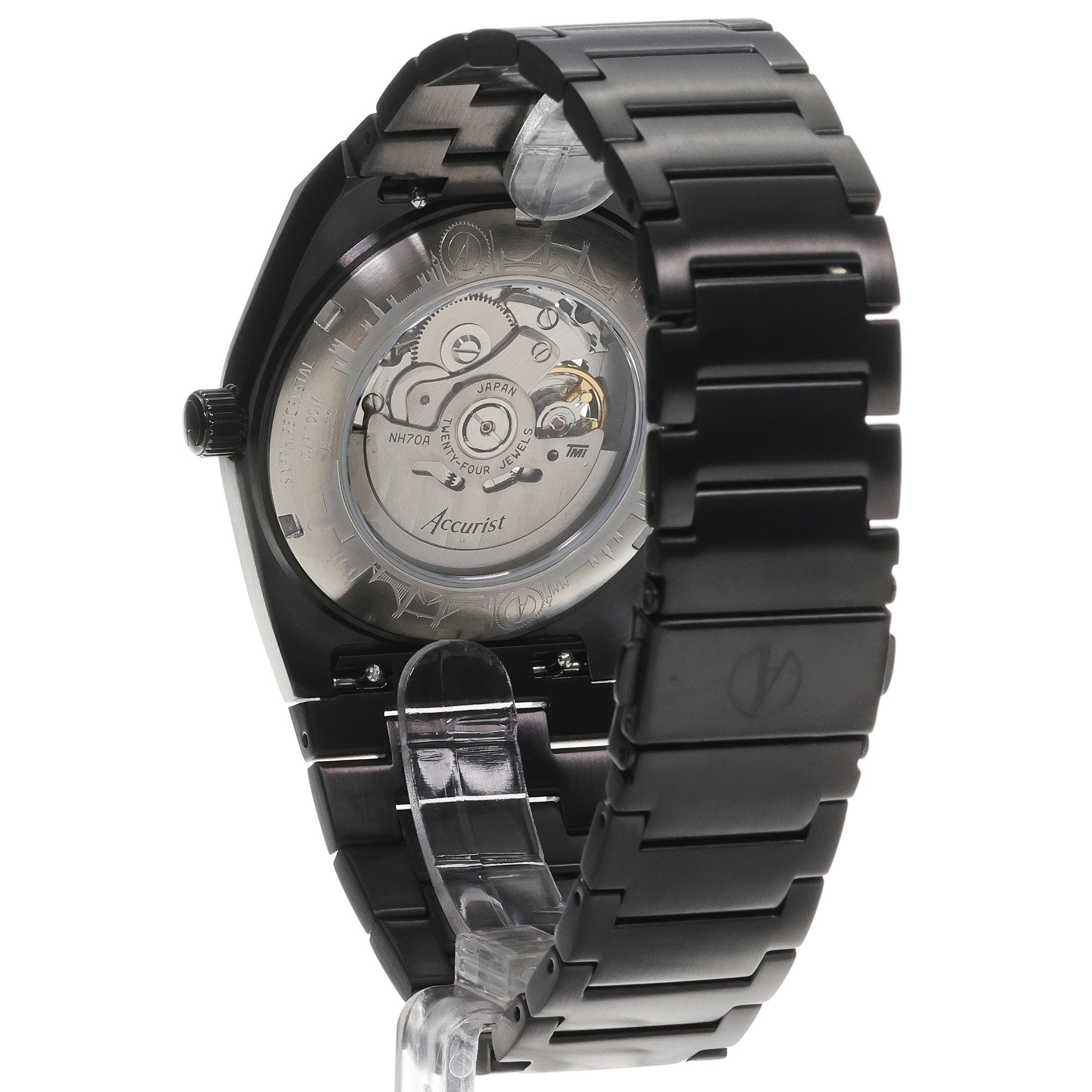 zegarek Accurist 70023 Origin Automatic Skeleton 41mm Origin szafirowe
