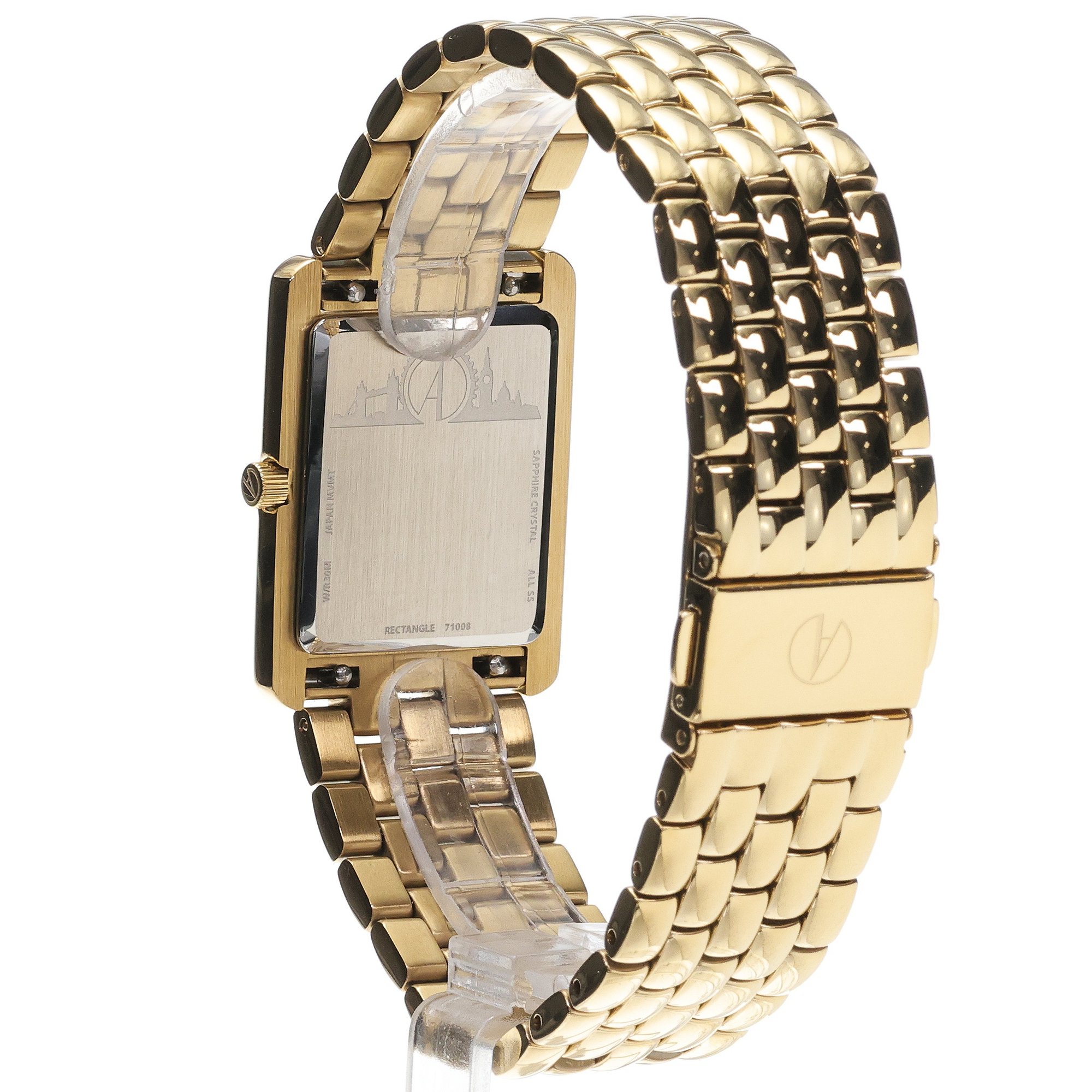 zegarek Accurist 71008 Rectangle 26mm - White Rectangle szafirowe - miniatura 4