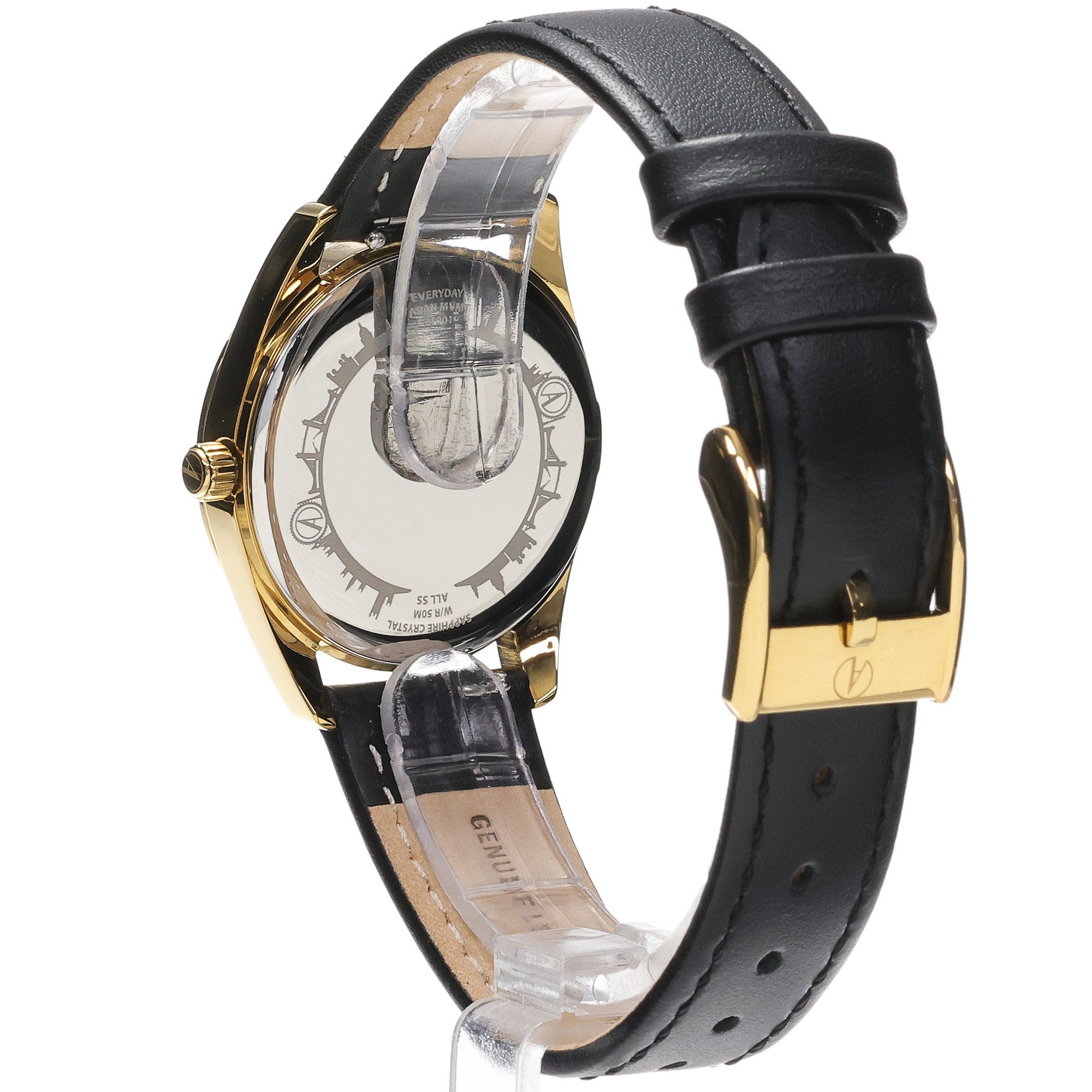 zegarek Accurist 74001 Everyday 30mm - Black Everyday szafirowe