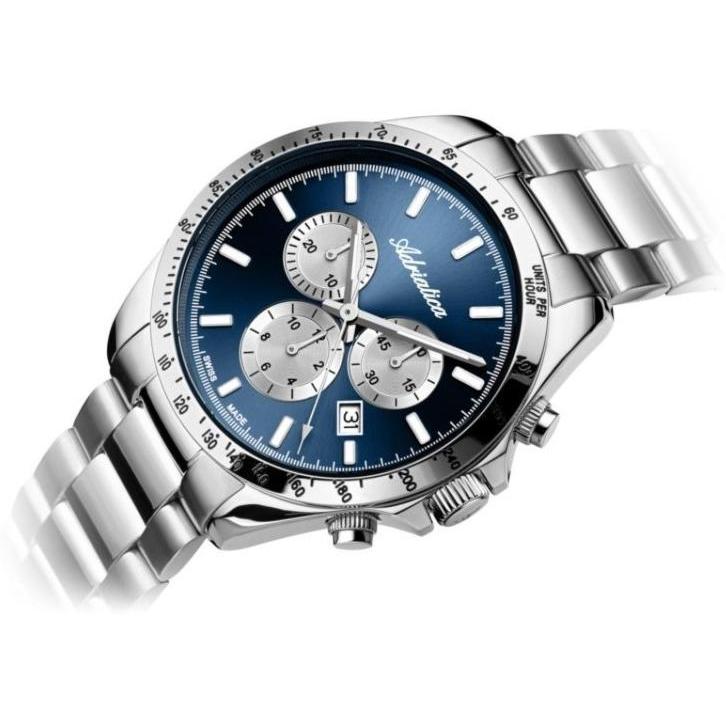 zegarek Adriatica A10535115CHS kwarcowy męski Męskie Classic Chronograph - miniatura 6