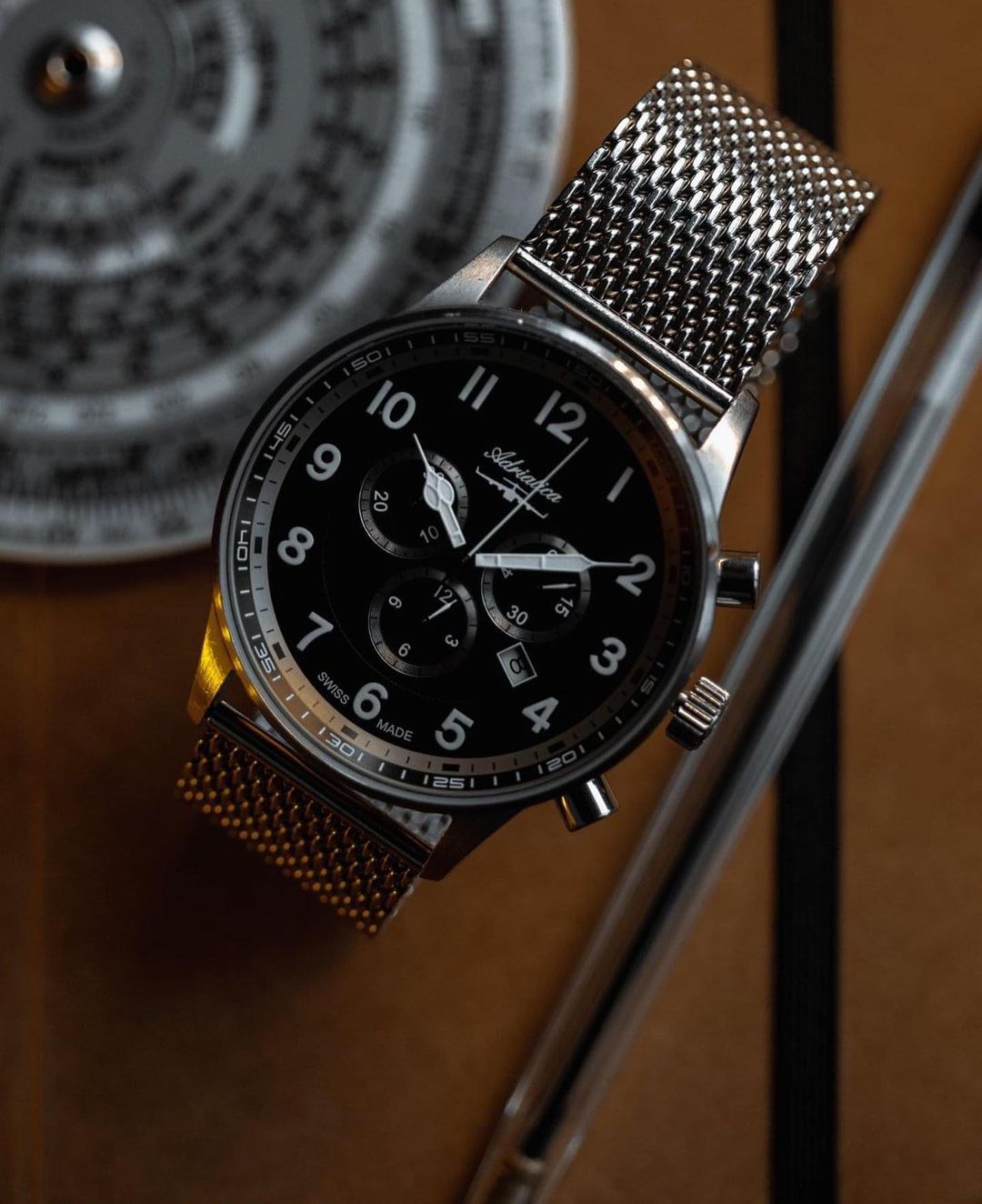 zegarek Adriatica A1076.5124CHXL męski z chronograf Bransoleta - miniatura 5
