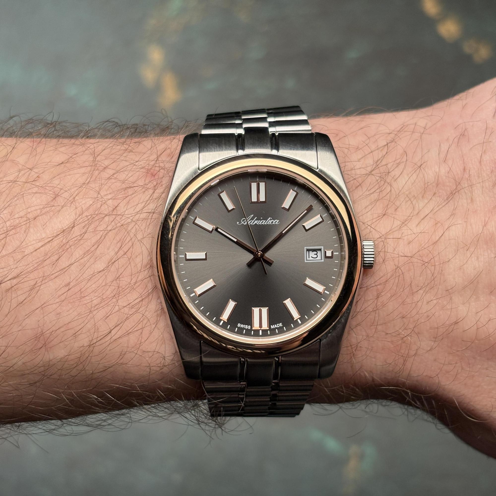 zegarek Adriatica A1298R1R6Q kwarcowy męski Męskie Classic Elegance Quartz