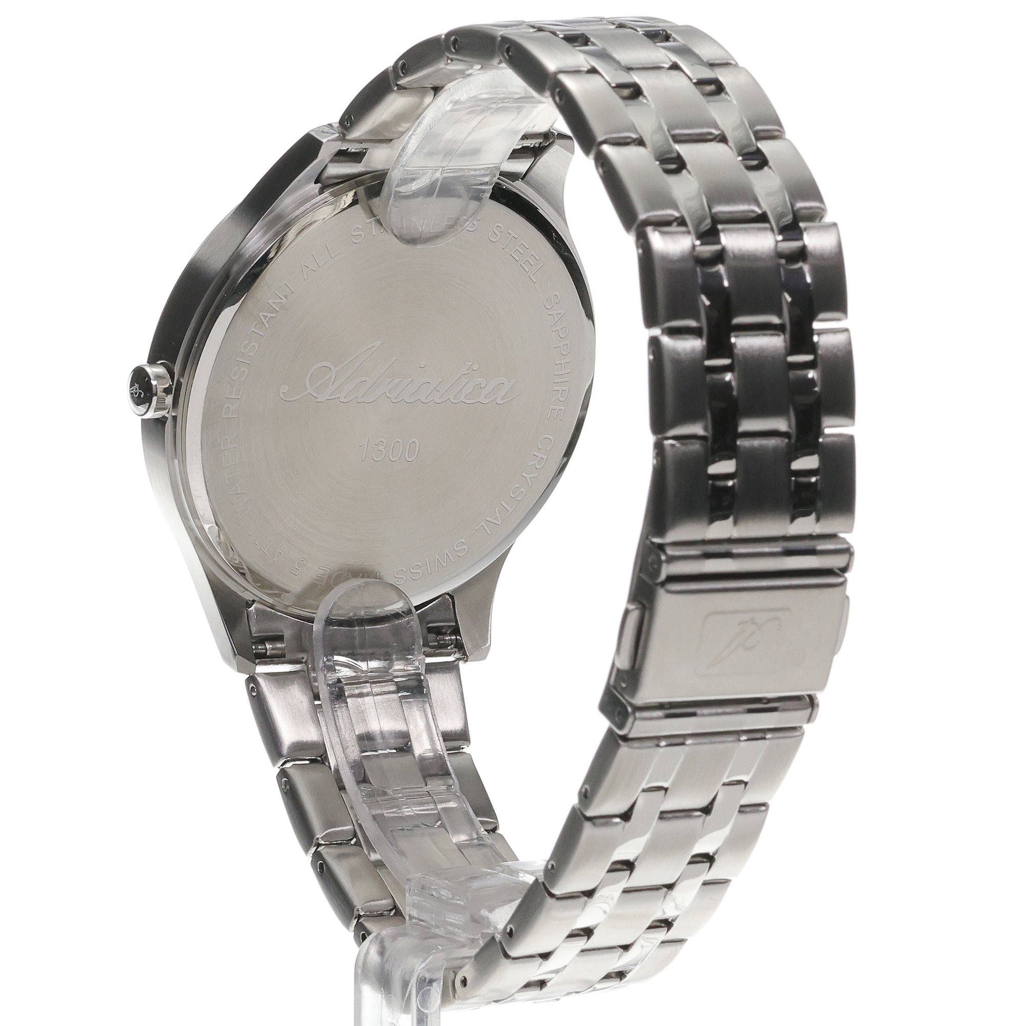 zegarek Adriatica A13005124Q Stainless Steel 41mm Męskie szafirowe - miniatura 4