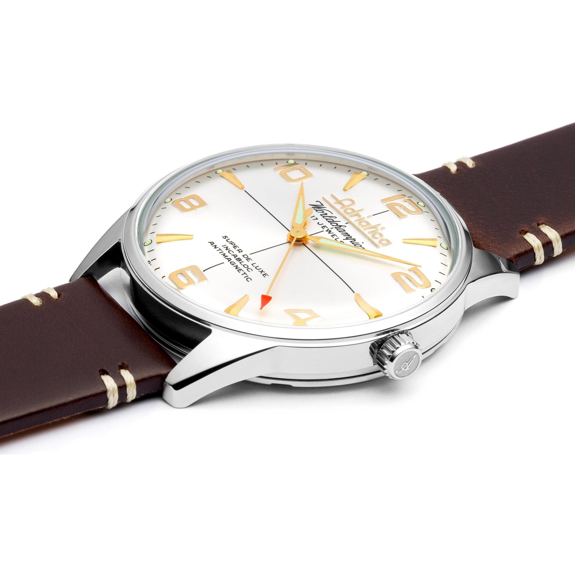 zegarek Adriatica A19645253MLE srebrny Pasek