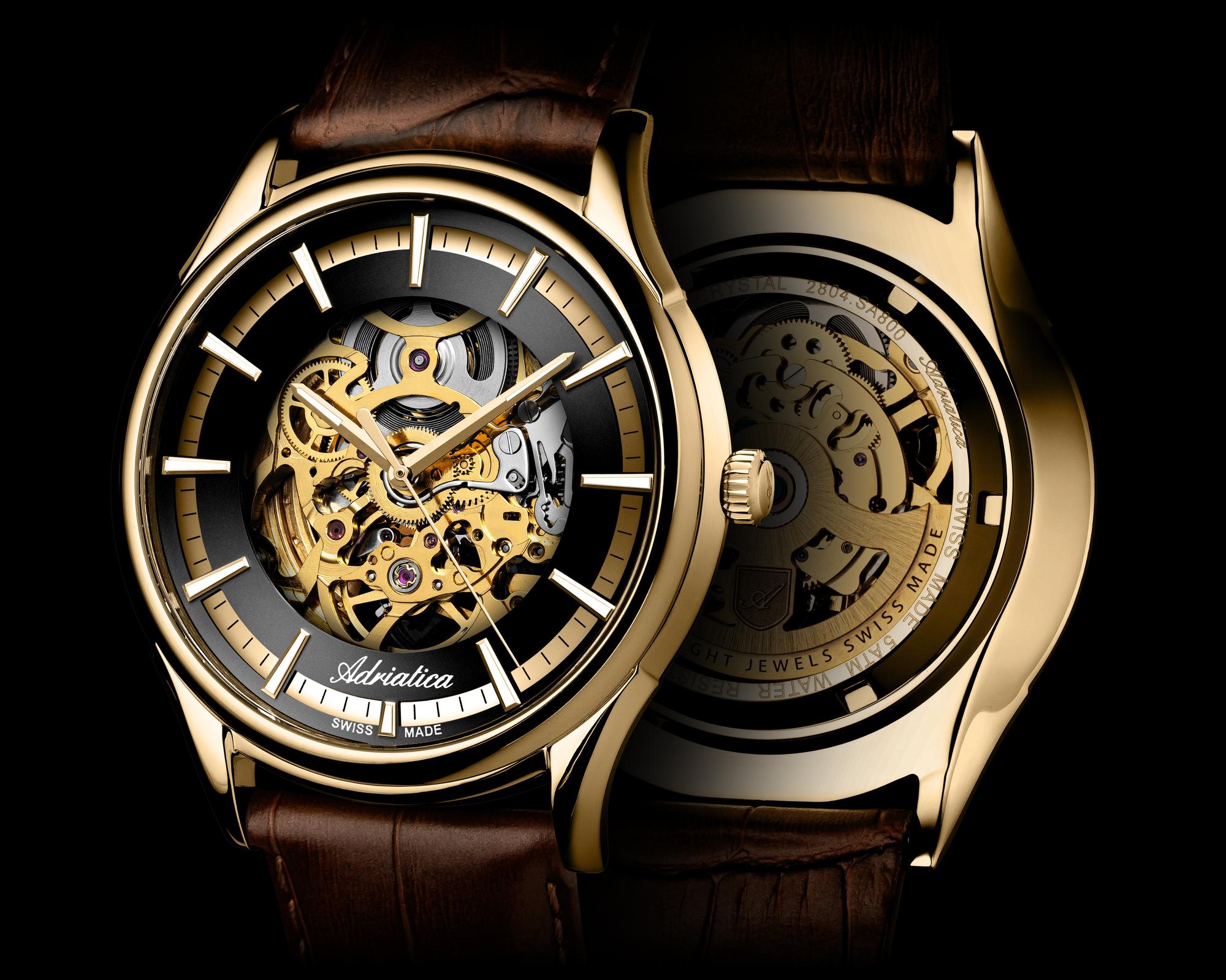 zegarek Adriatica A28041214AS1 automatyczny męski Pasek Gents Watch - miniatura 10
