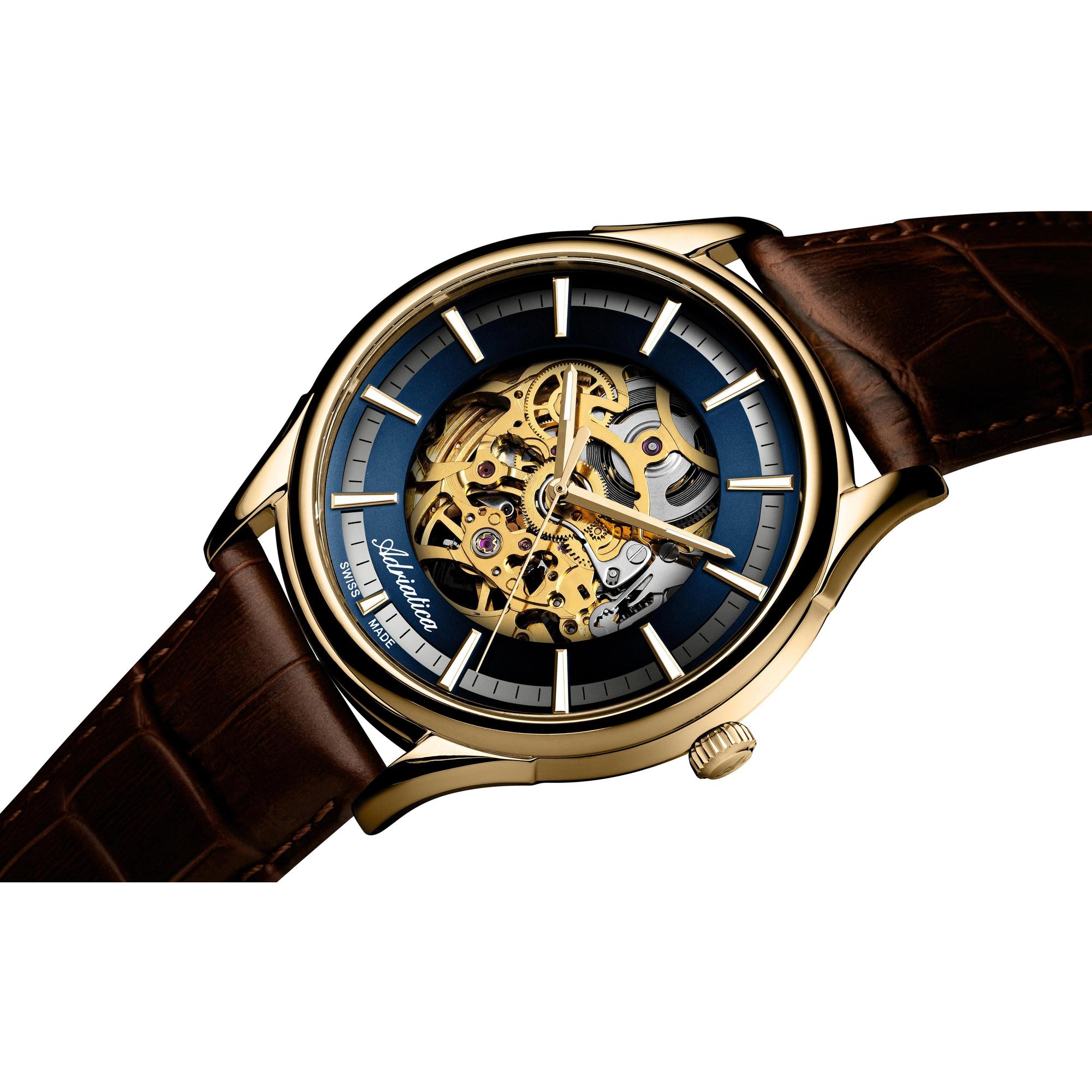 zegarek Adriatica A28041B15AS automatyczny męski Męskie Gents Watch