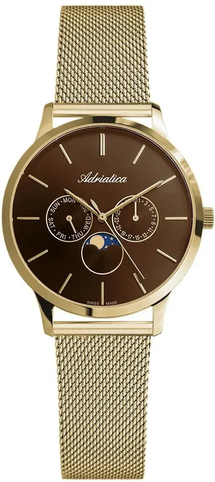 Adriatica A3174.111GQF Bransoleta Moonphase - zdjęcie 1
