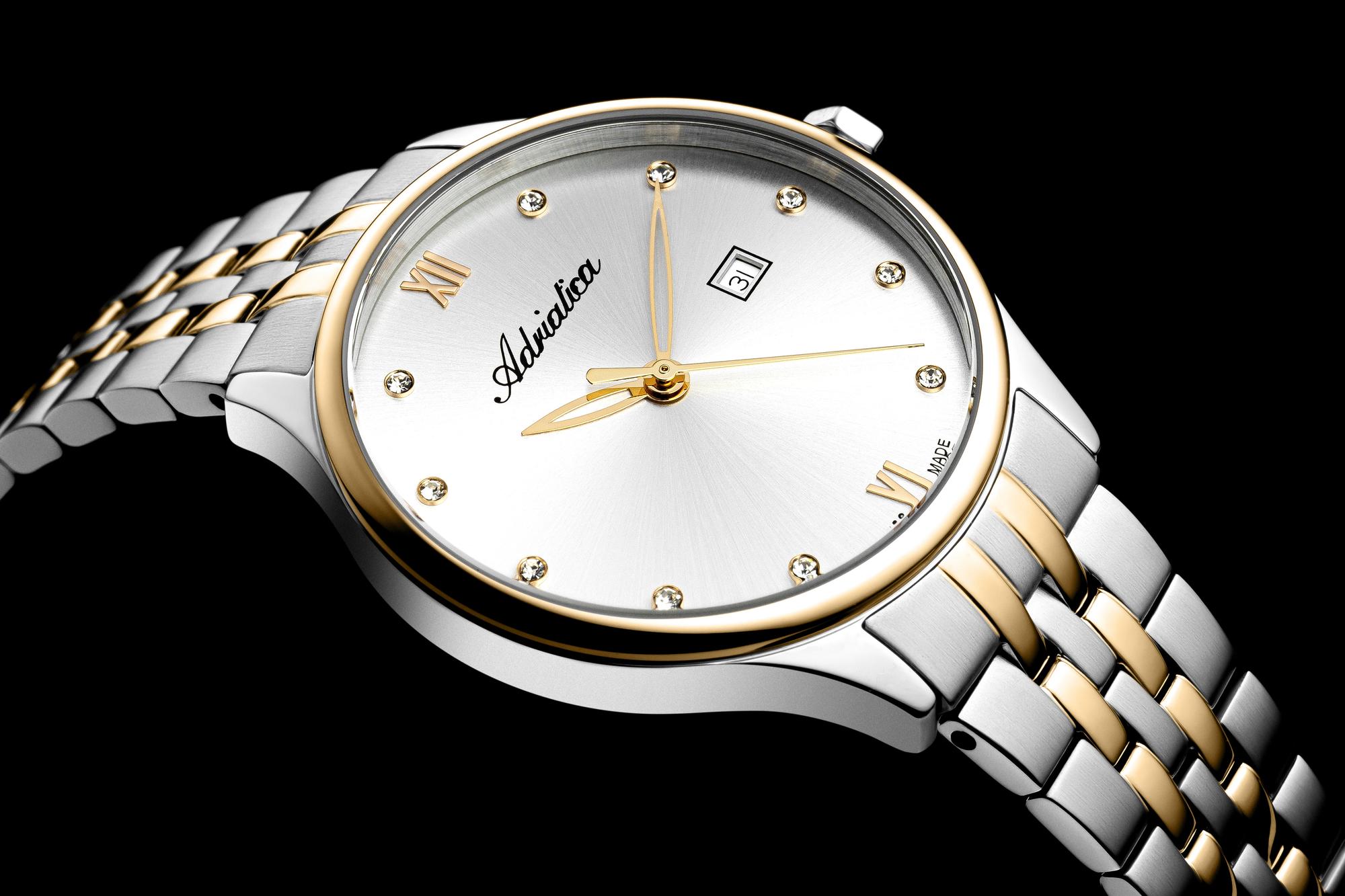 zegarek Adriatica A35472183Q kwarcowy damski Damskie Stainless Steel 34mm - miniatura 9