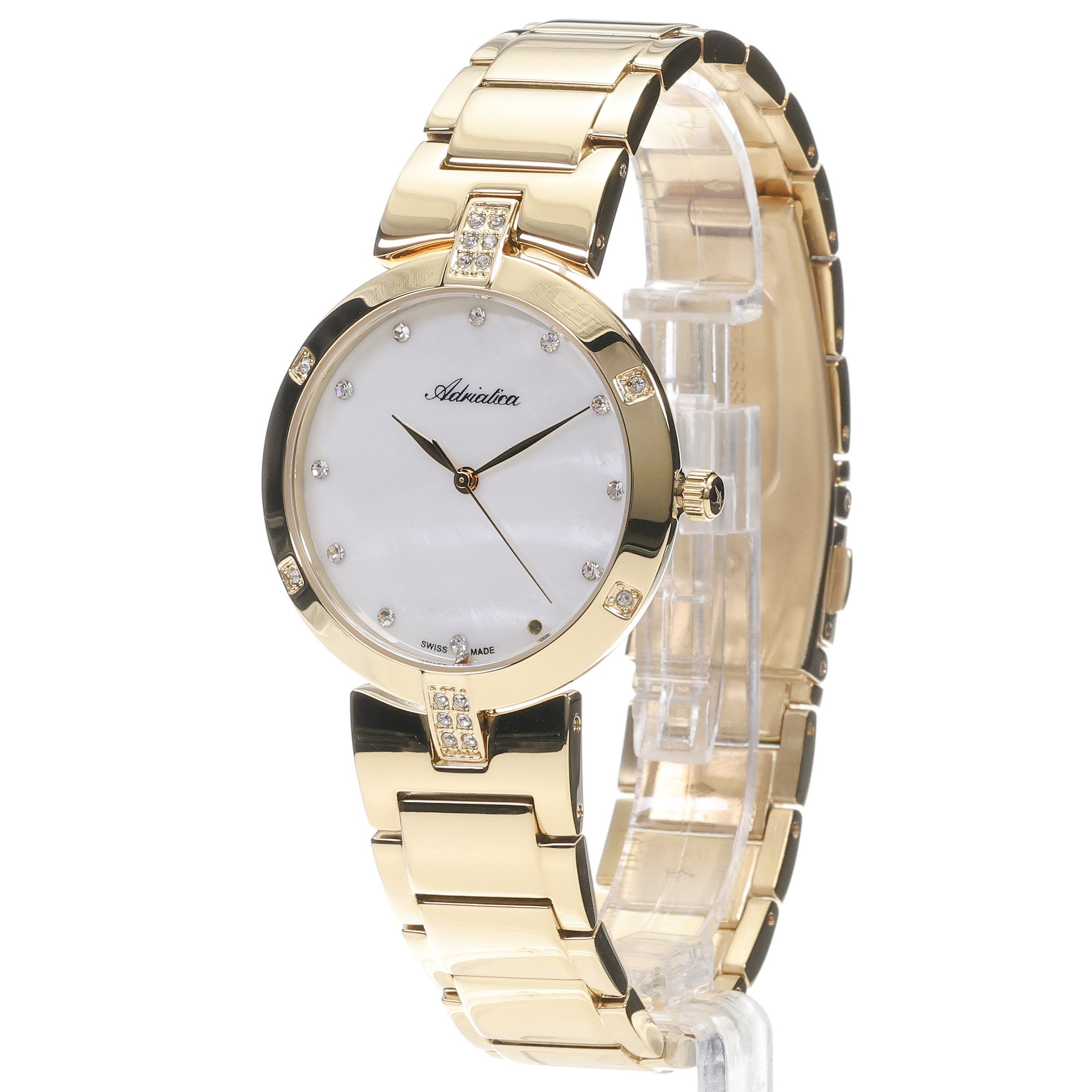 zegarek Adriatica A3696114FQZ złoty Bransoleta - miniatura 2