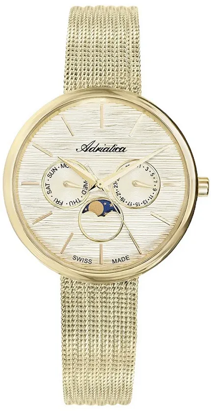 Adriatica A3732.1111QF Bransoleta Moonphase - zdjęcie 1