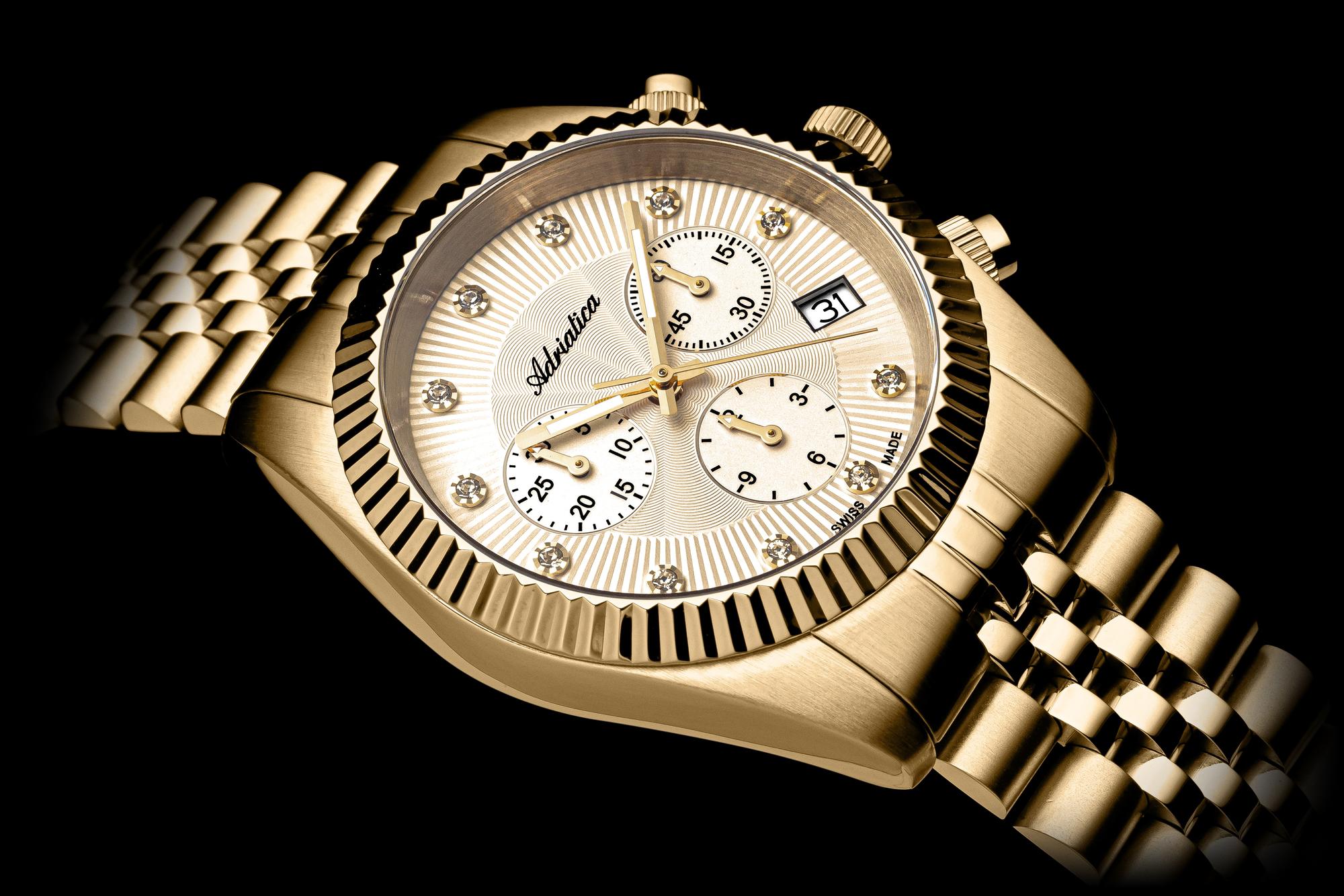 zegarek Adriatica A38091141CH kwarcowy damski Damskie Classic Chronograph