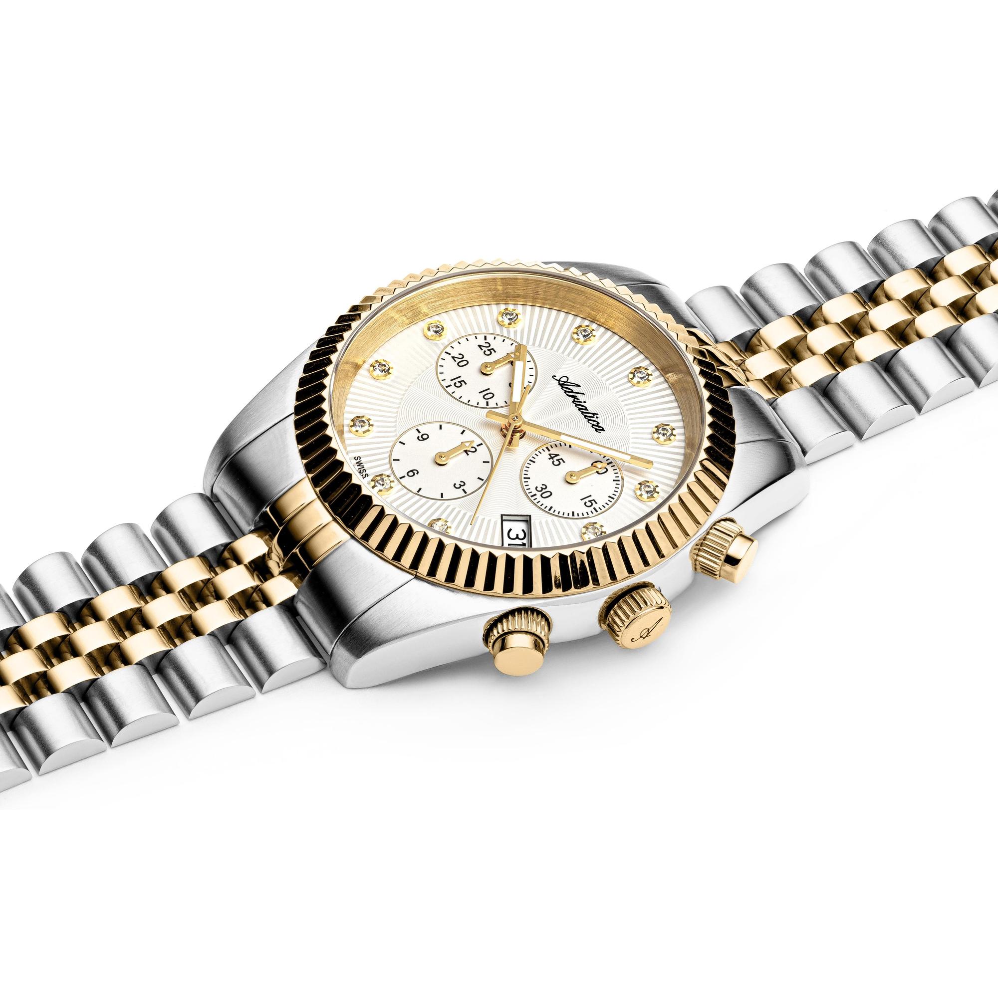zegarek Adriatica A38092143CH kwarcowy damski Damskie Classic Chronograf