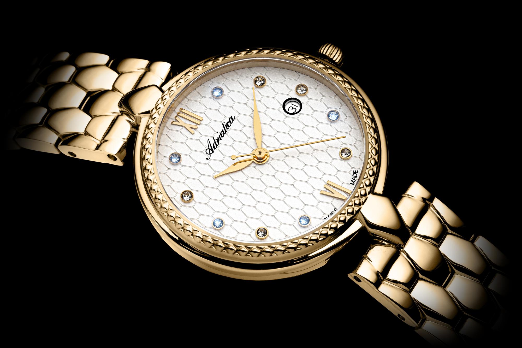 zegarek Adriatica A38431183Q kwarcowy damski Damskie Classic Diamond