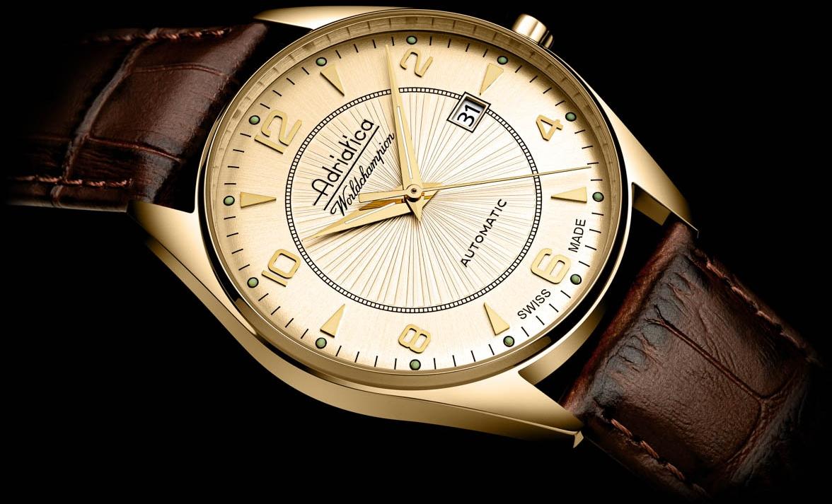 zegarek Adriatica A81421251A złoty Automatic