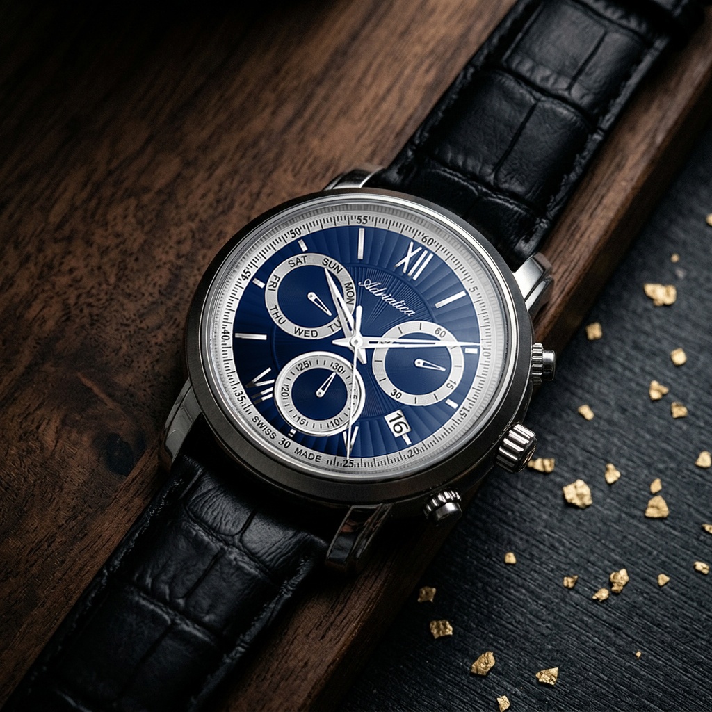 zegarek Adriatica A81935265CH męski z chronograf Pasek - miniatura 3