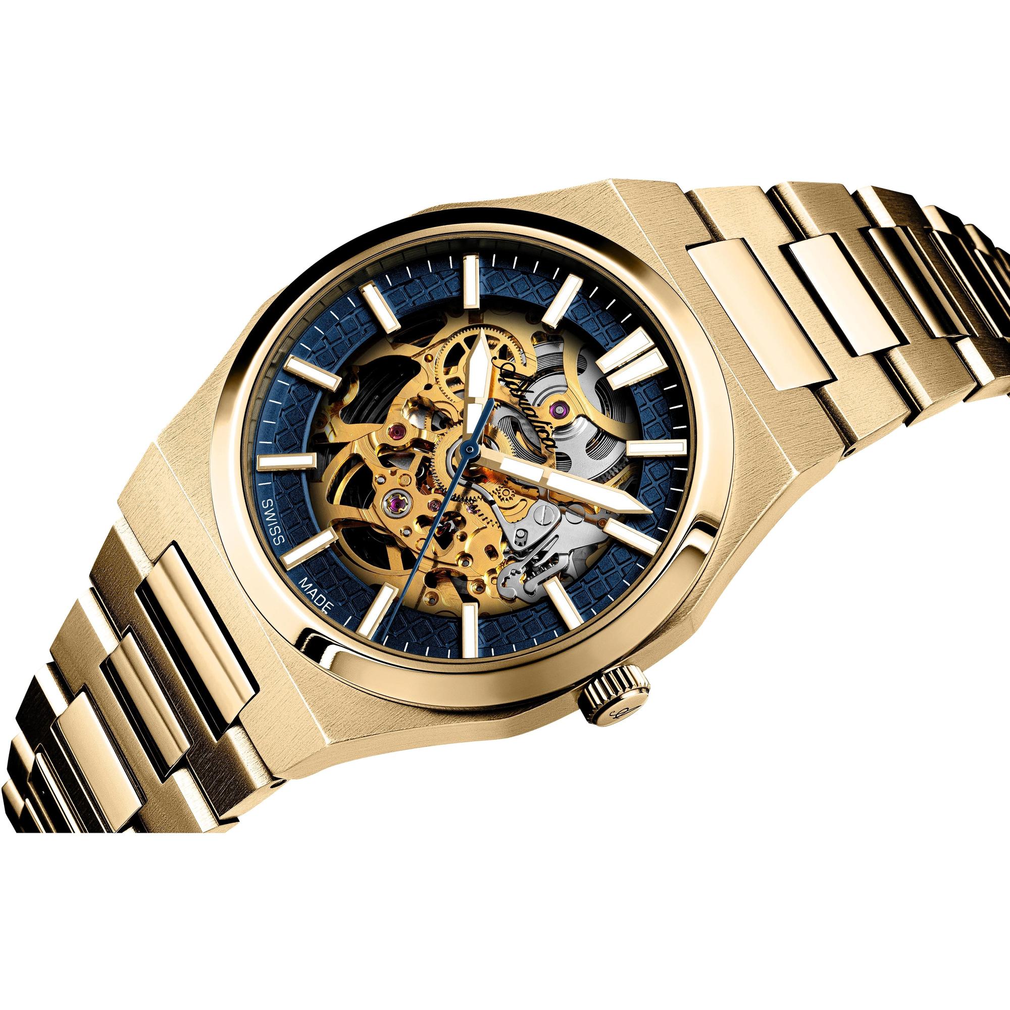zegarek Adriatica A83261115SA automatyczny męski Męskie Skeleton Automatic - miniatura 7