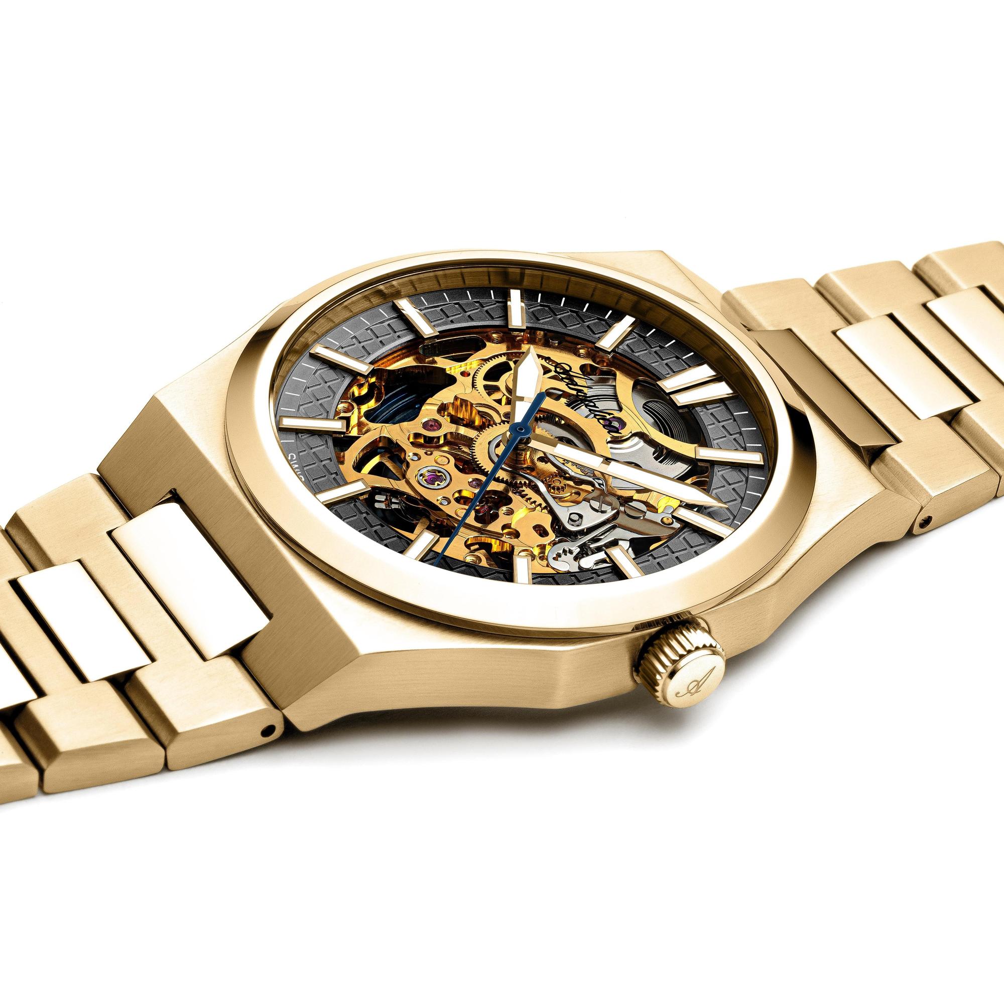 zegarek Adriatica A83261116SA automatyczny męski Męskie Skeleton Automatic