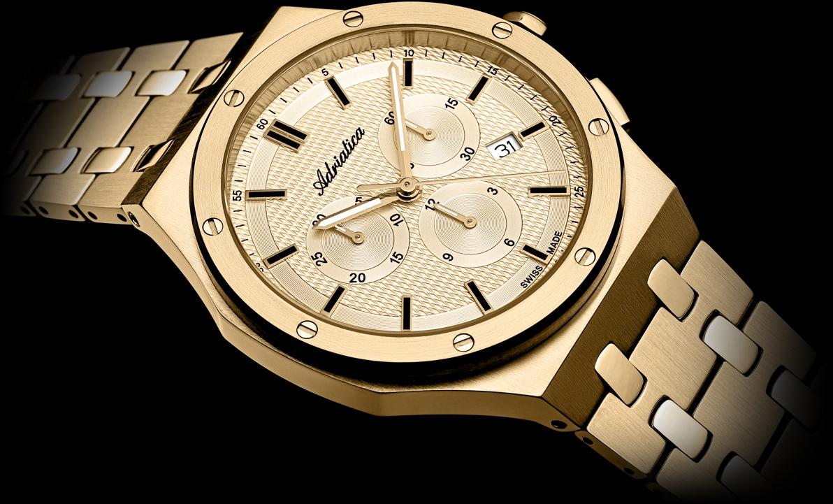 zegarek Adriatica A83371111CH kwarcowy męski Męskie Classic Chronograf - miniatura 6