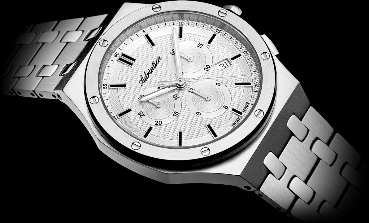 zegarek Adriatica A83375113CH kwarcowy męski Męskie Classic Chronograf