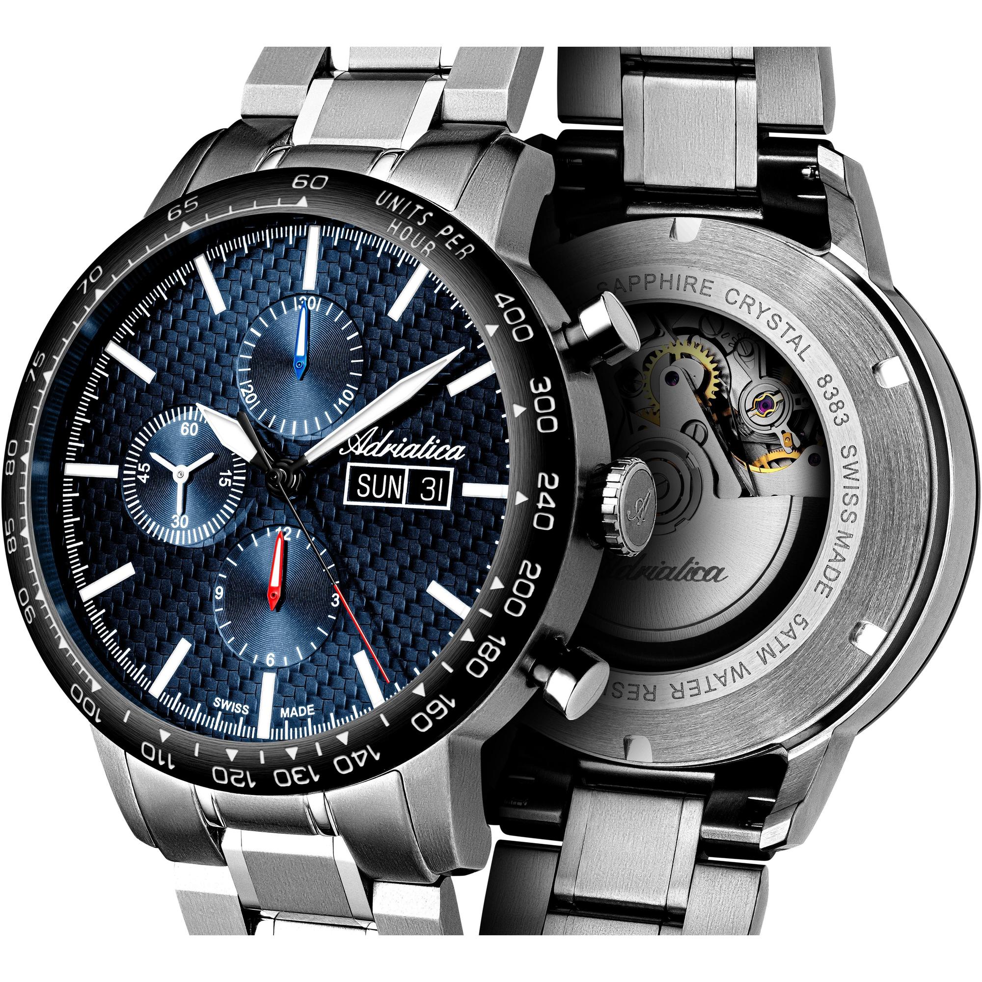 zegarek Adriatica A83834115ACH srebrny Automatic - miniatura 2