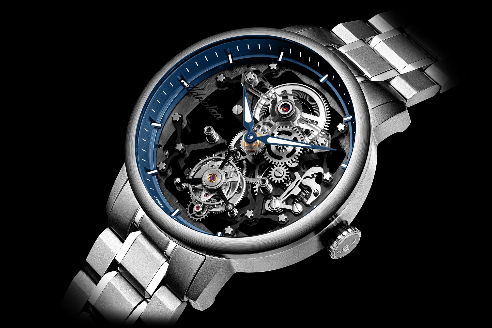 zegarek Adriatica A888841B5M srebrny Tourbillon - miniatura 7