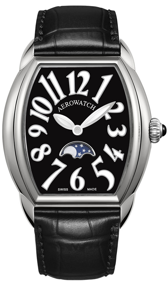 Aerowatch STREAMLINE MOON PHASE LADY QUARTZ 43958-AA04